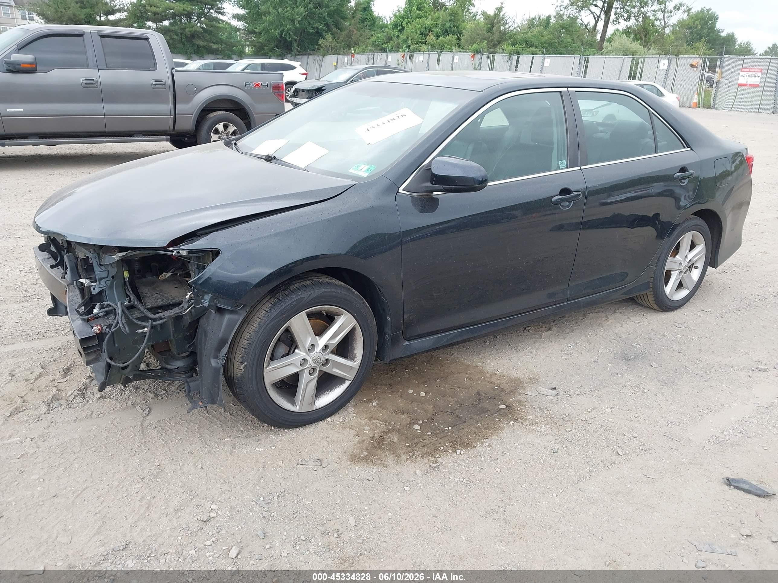 2012 Toyota Camry Se Black vin: 4T1BF1FK1CU010549