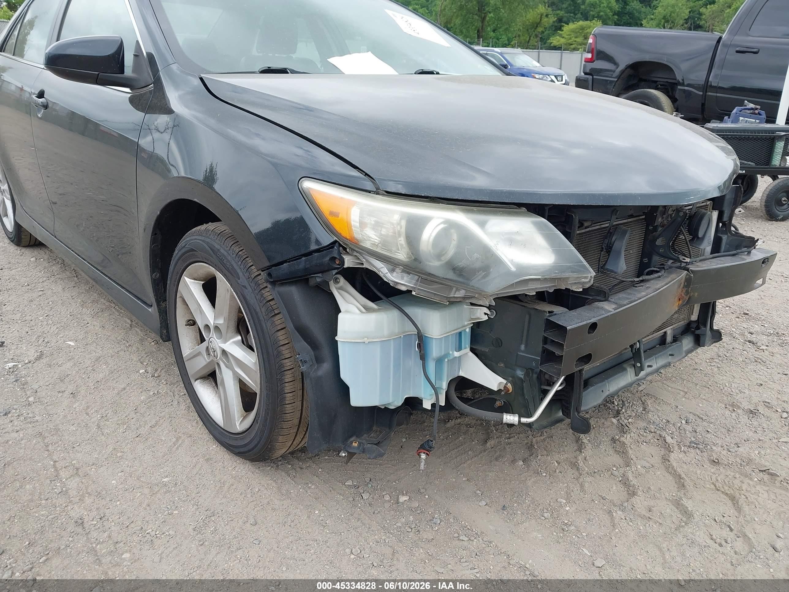 2012 Toyota Camry Se Black vin: 4T1BF1FK1CU010549