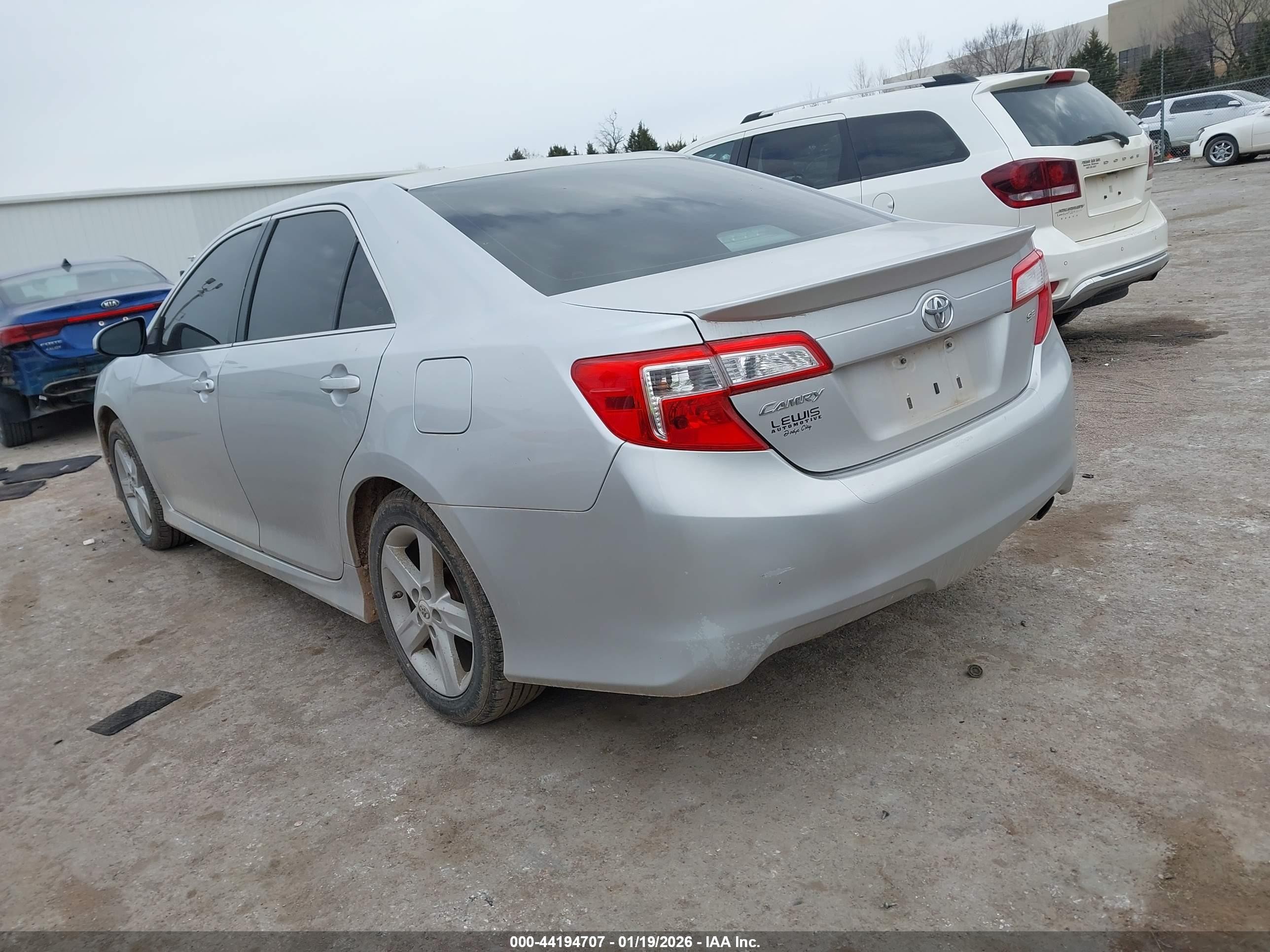2012 Toyota Camry Se Silver vin: 4T1BF1FK1CU012138