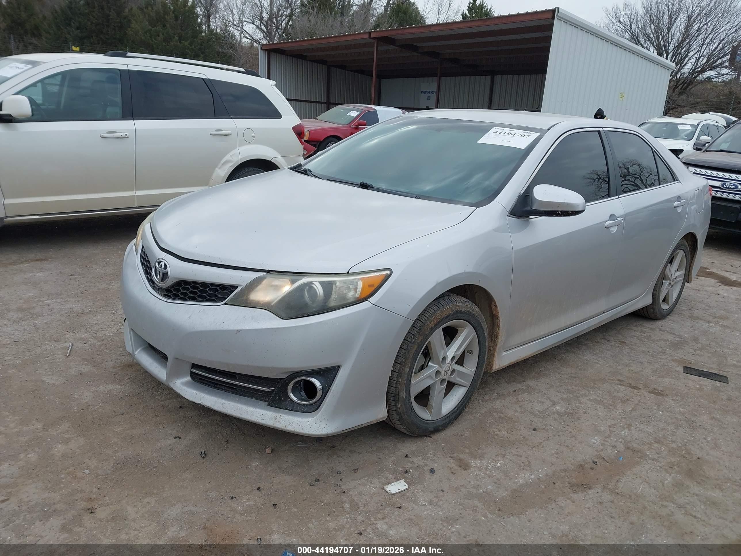 2012 Toyota Camry Se Silver vin: 4T1BF1FK1CU012138