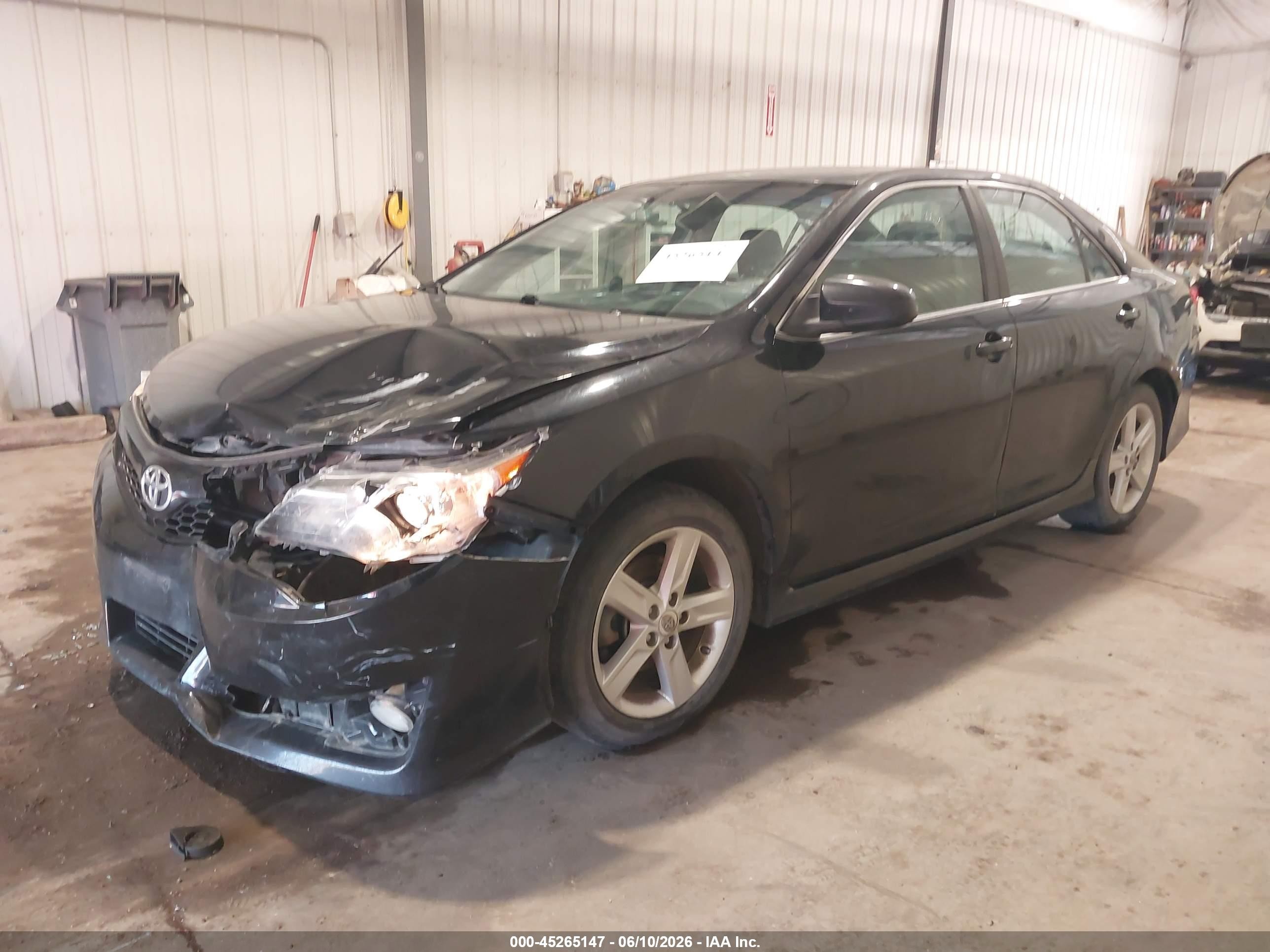 2012 Toyota Camry Se Black vin: 4T1BF1FK1CU016576