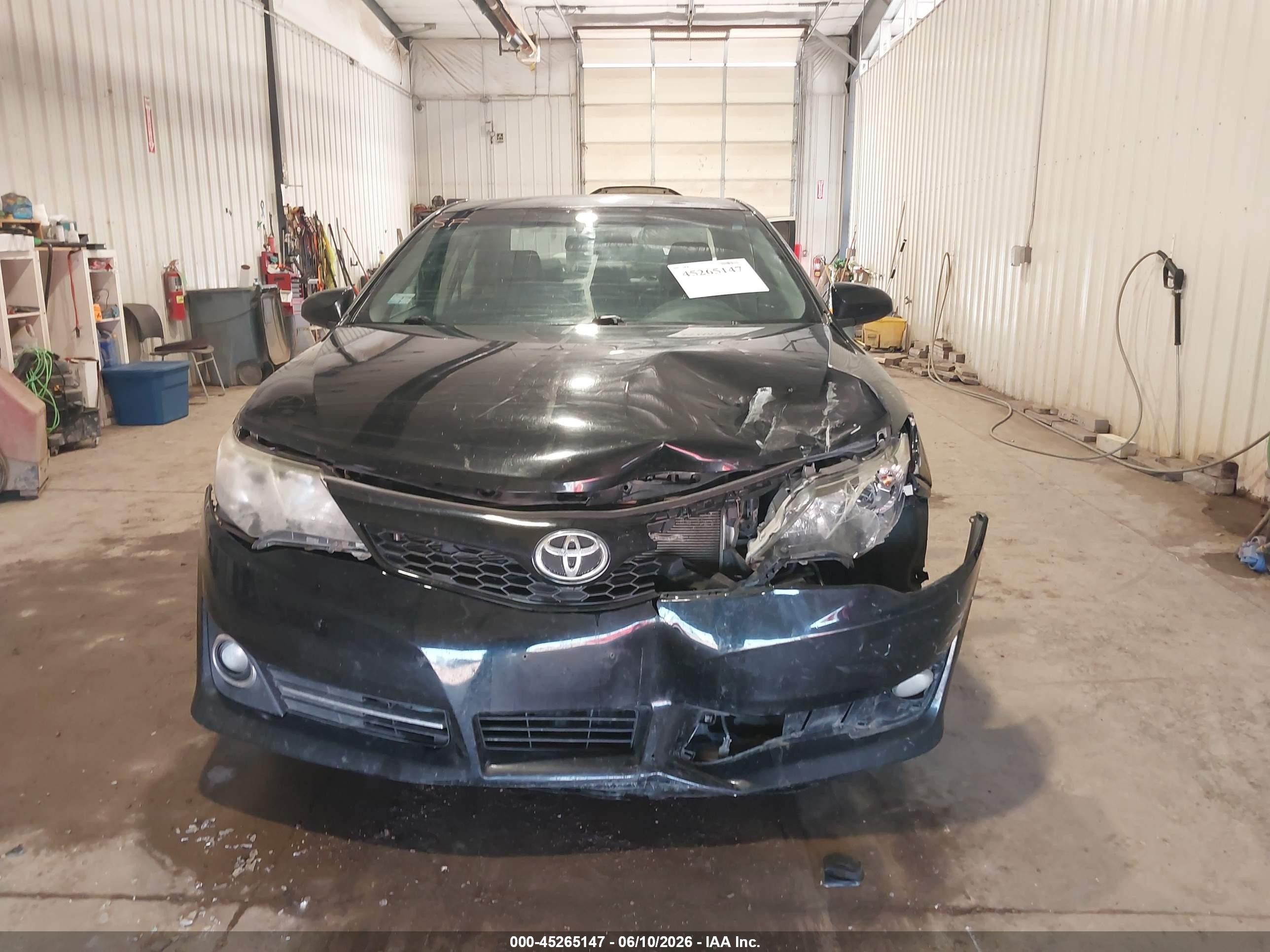 2012 Toyota Camry Se Black vin: 4T1BF1FK1CU016576