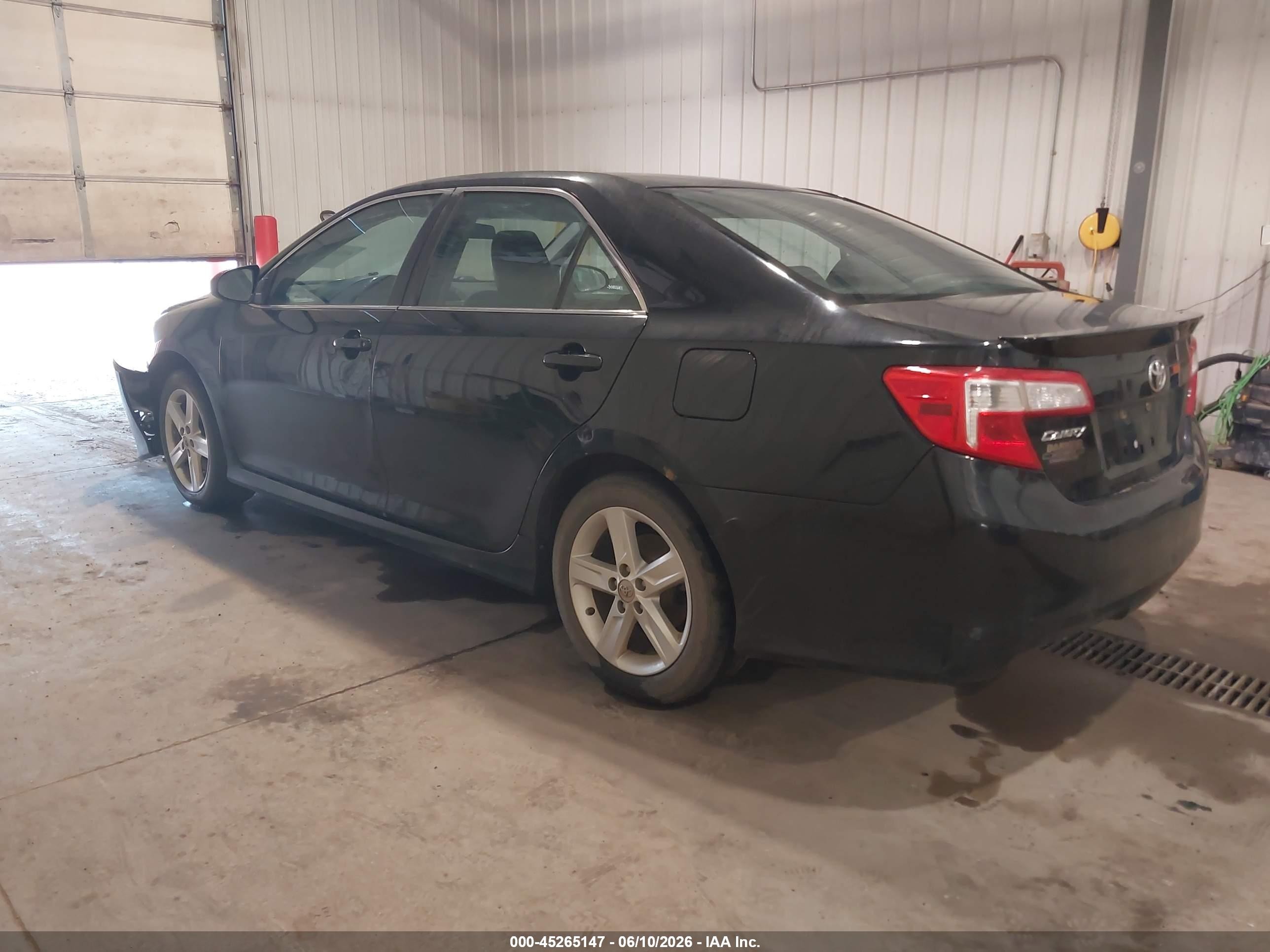 2012 Toyota Camry Se Black vin: 4T1BF1FK1CU016576
