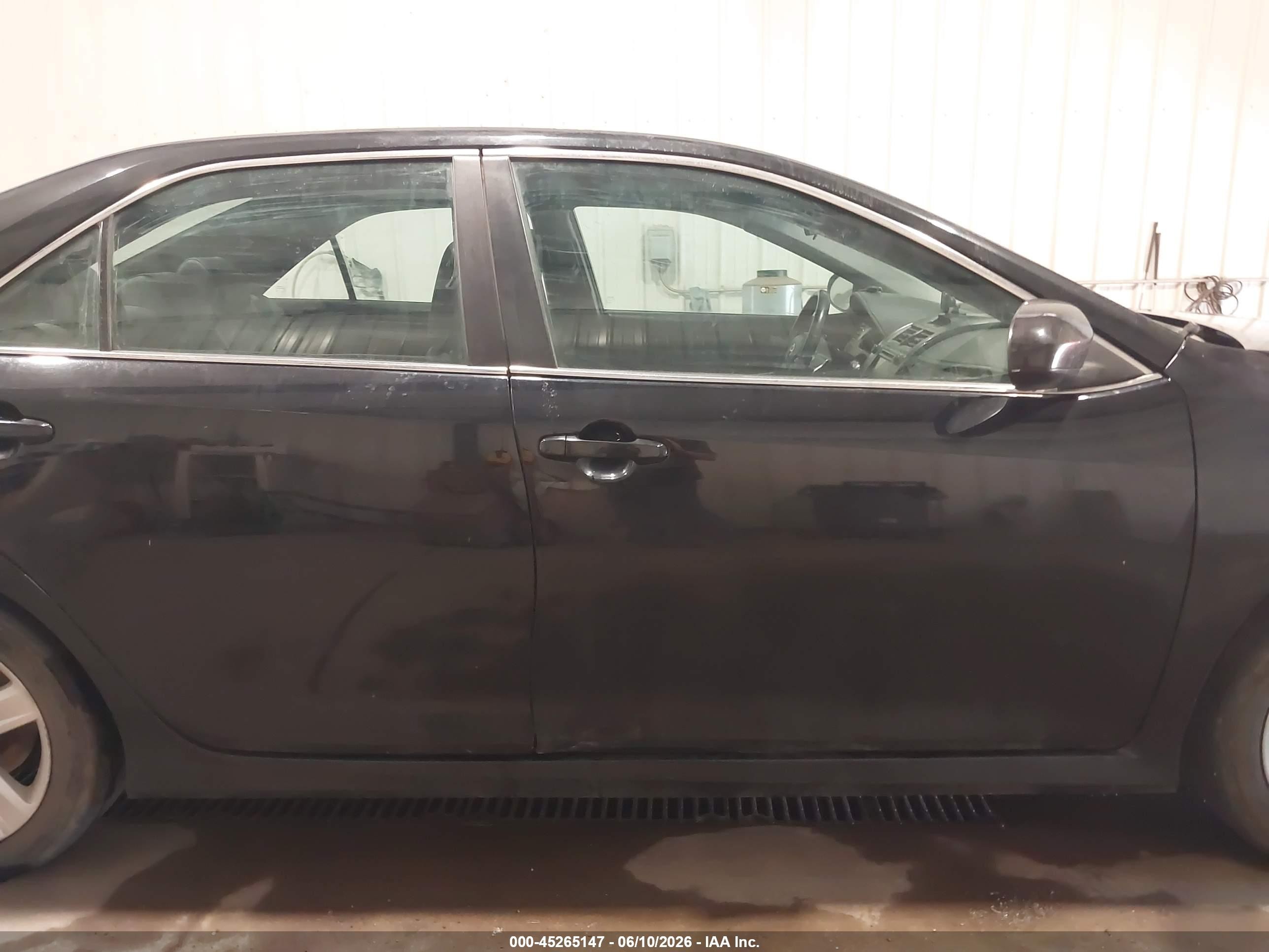 2012 Toyota Camry Se Black vin: 4T1BF1FK1CU016576