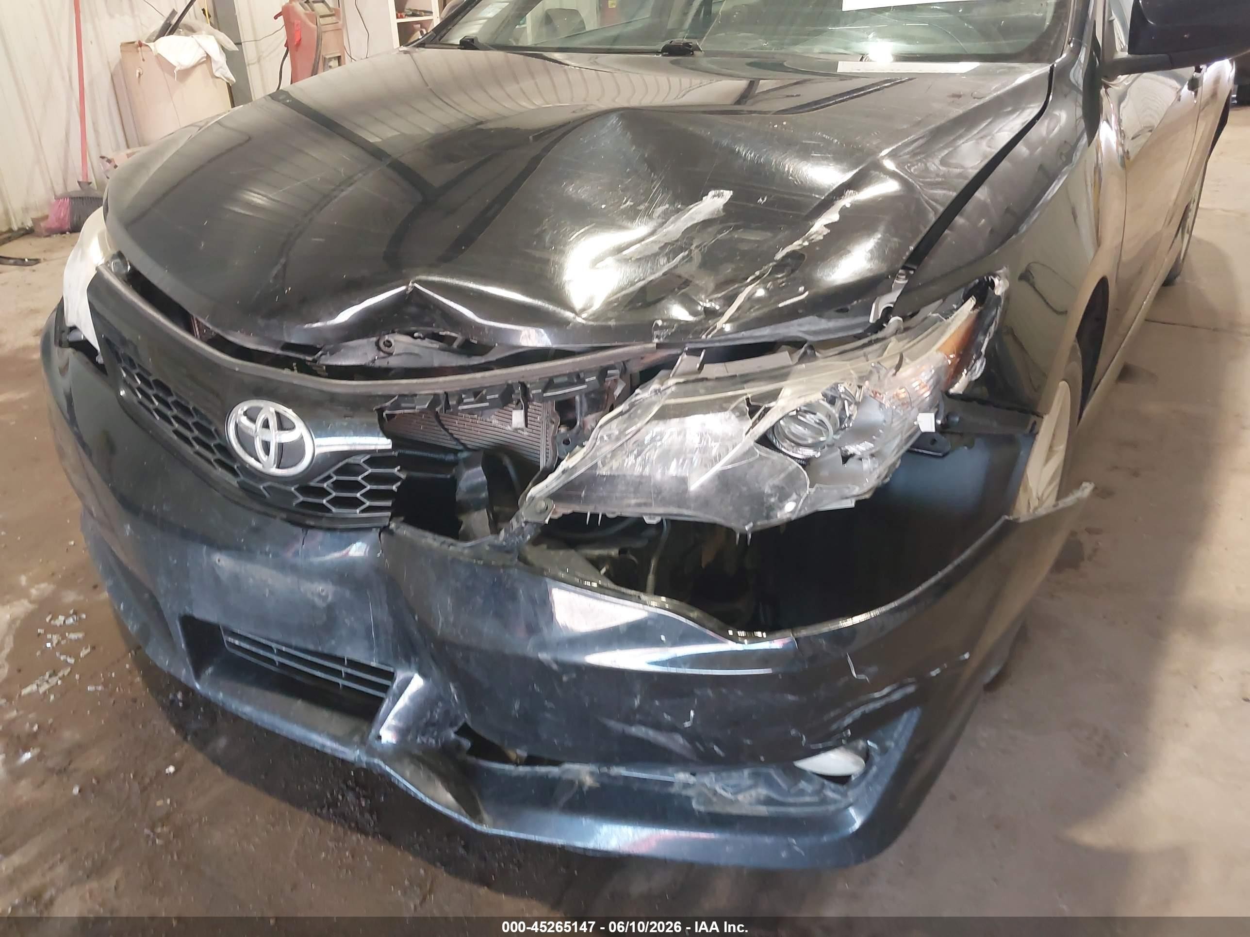 2012 Toyota Camry Se Black vin: 4T1BF1FK1CU016576