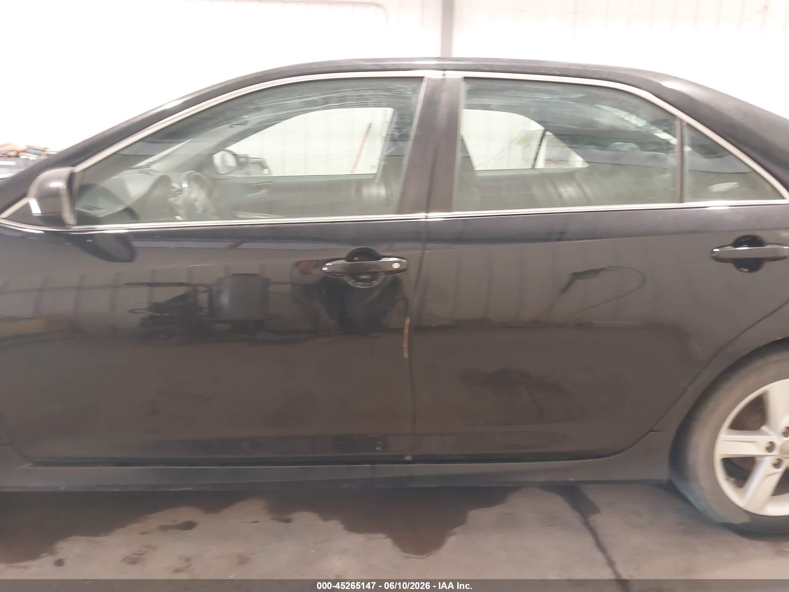 2012 Toyota Camry Se Black vin: 4T1BF1FK1CU016576