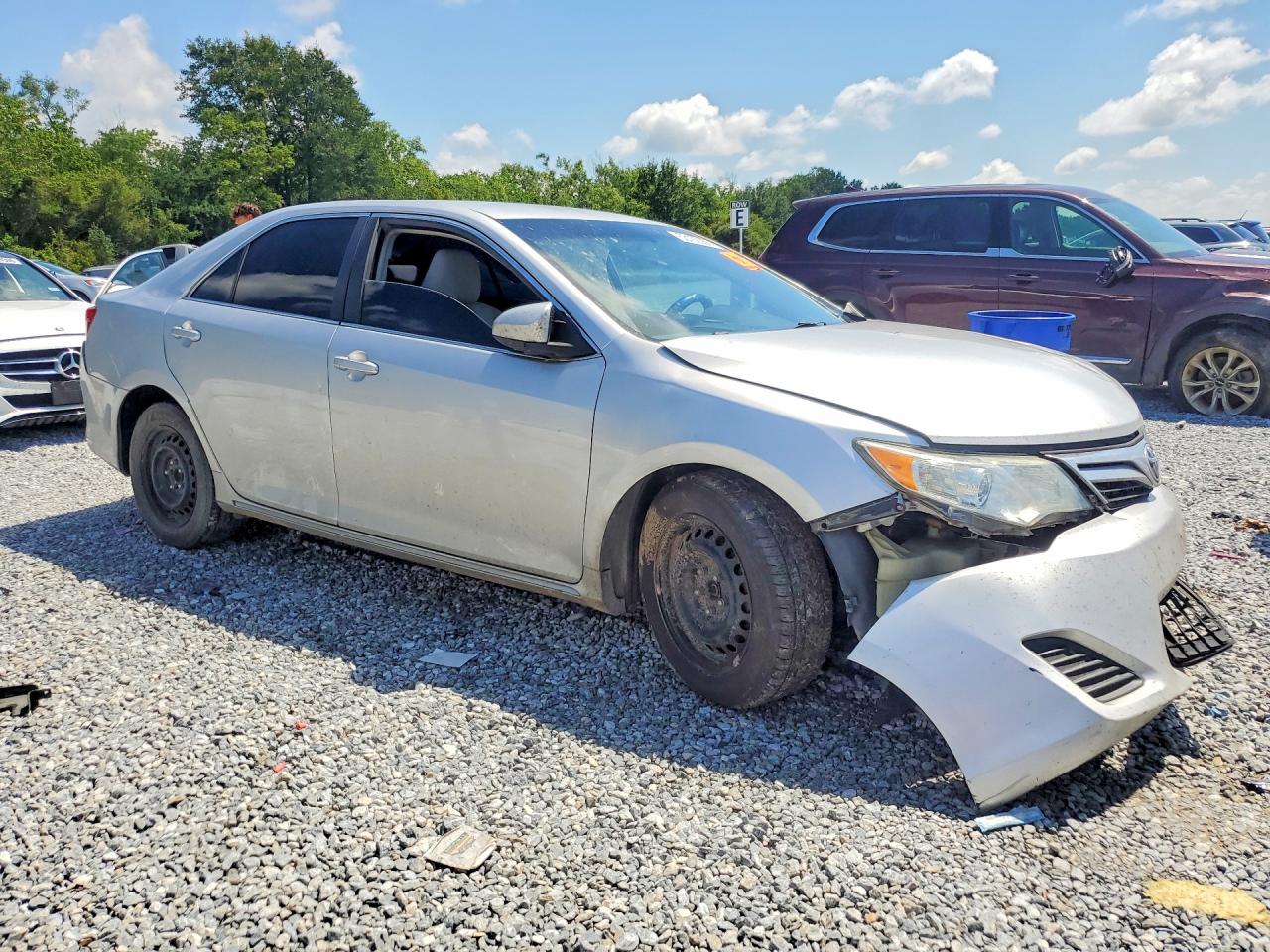 2012 Toyota Camry Le Серебряный vin: 4T1BF1FK1CU026380
