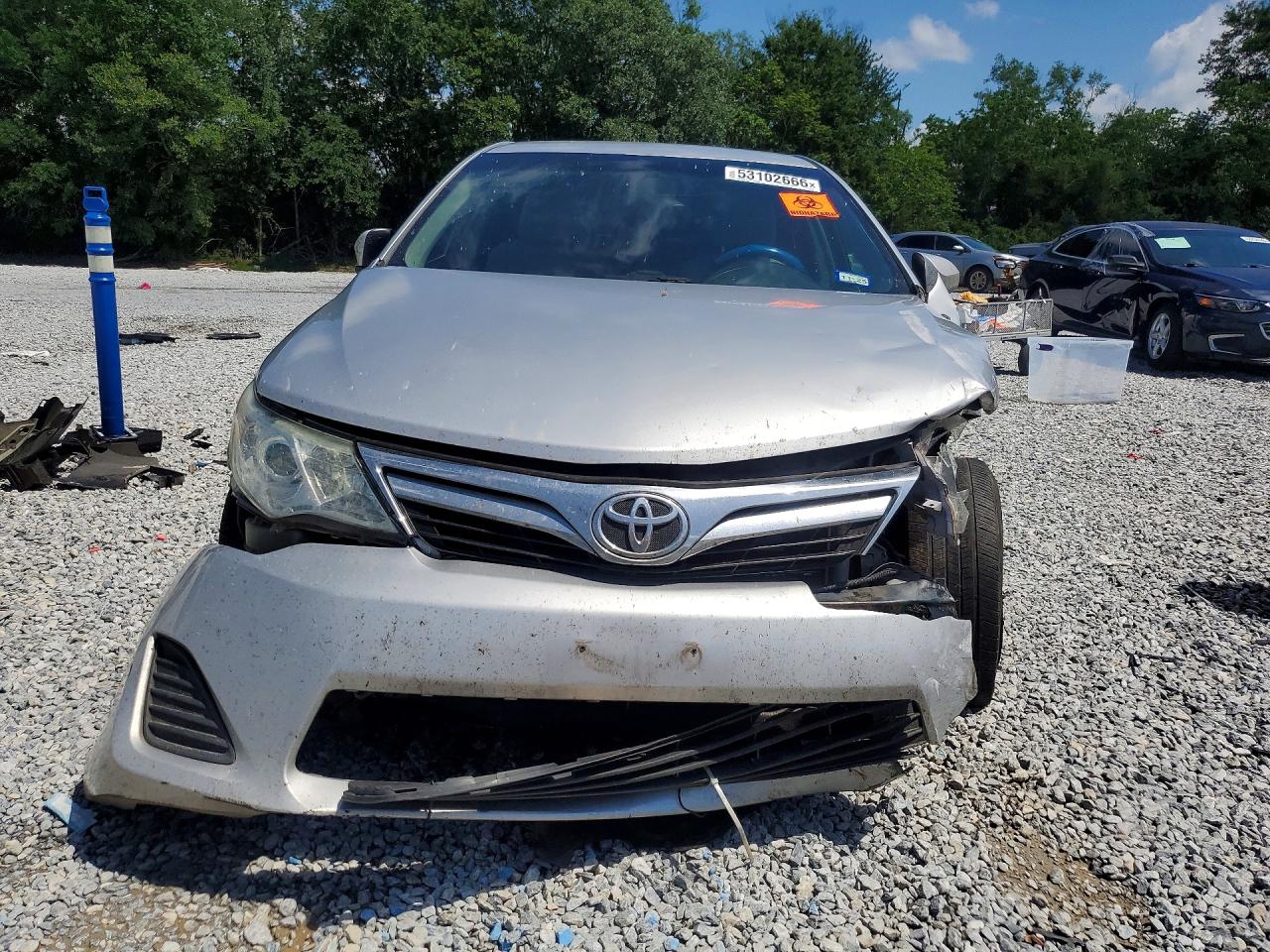 2012 Toyota Camry Le Серебряный vin: 4T1BF1FK1CU026380