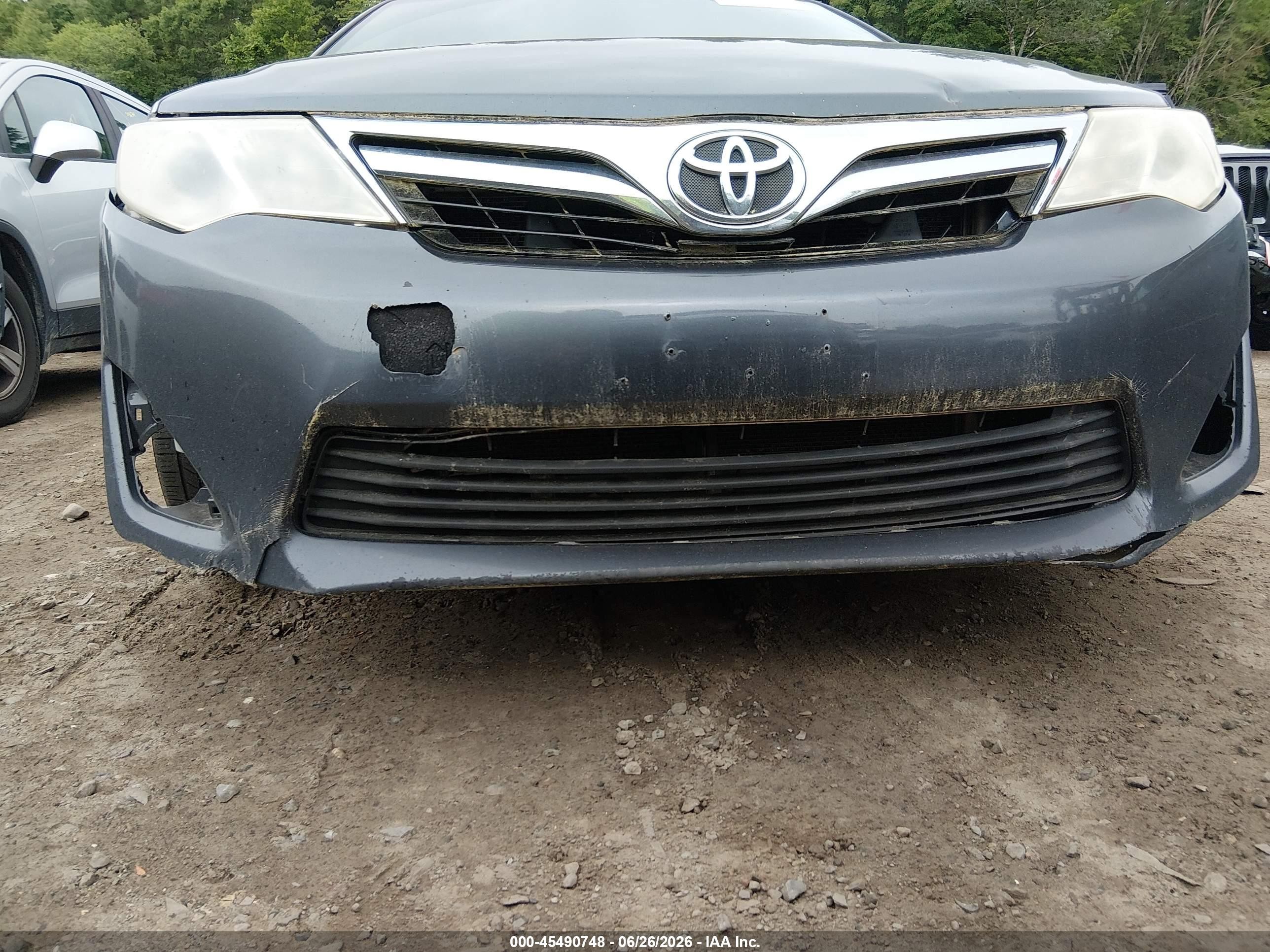 2012 Toyota Camry Le Gray vin: 4T1BF1FK1CU027903