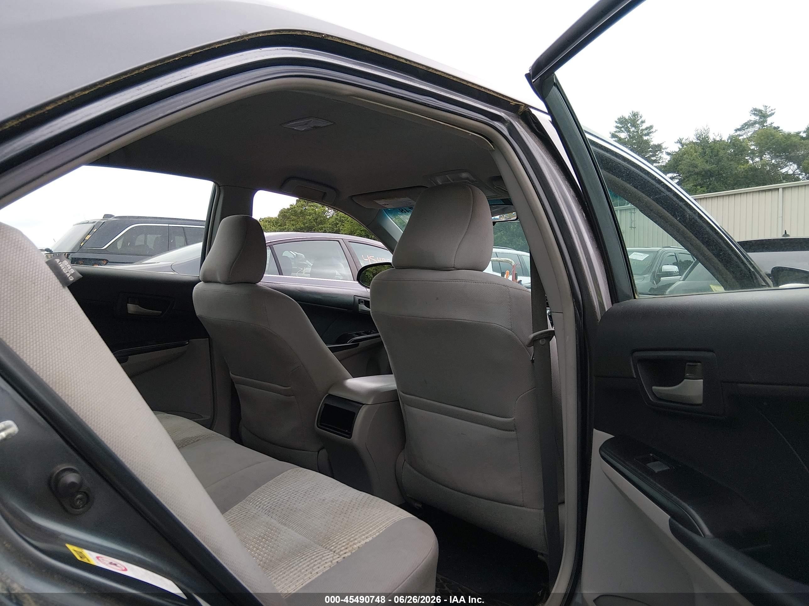 2012 Toyota Camry Le Gray vin: 4T1BF1FK1CU027903
