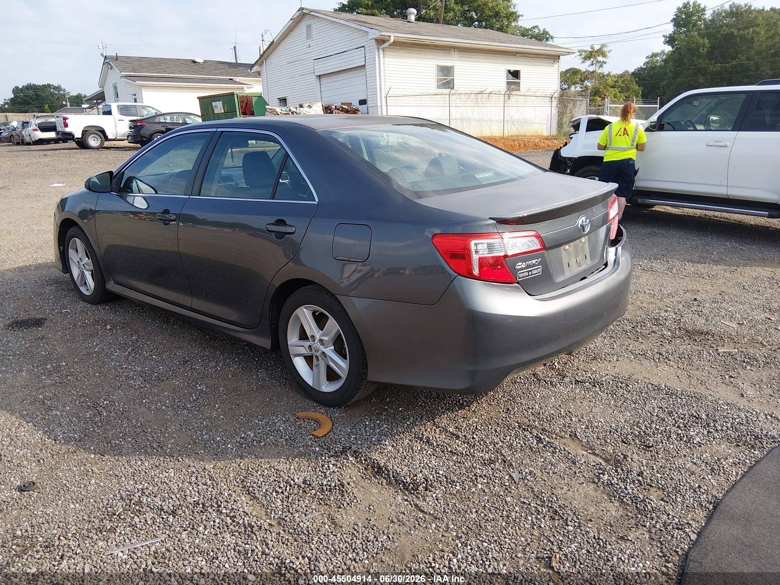 2012 Toyota Camry Se Gray vin: 4T1BF1FK1CU041946