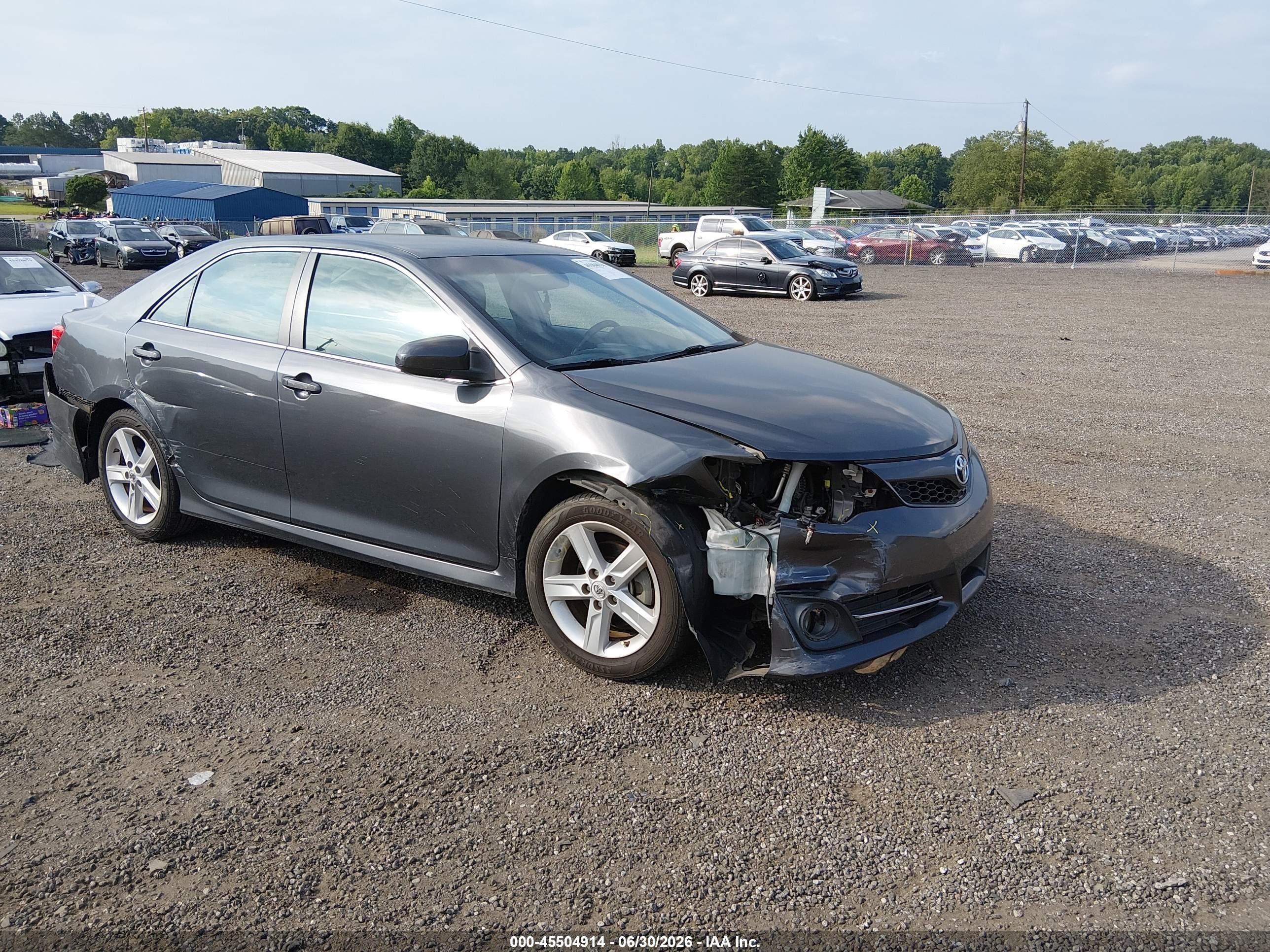 2012 Toyota Camry Se Gray vin: 4T1BF1FK1CU041946