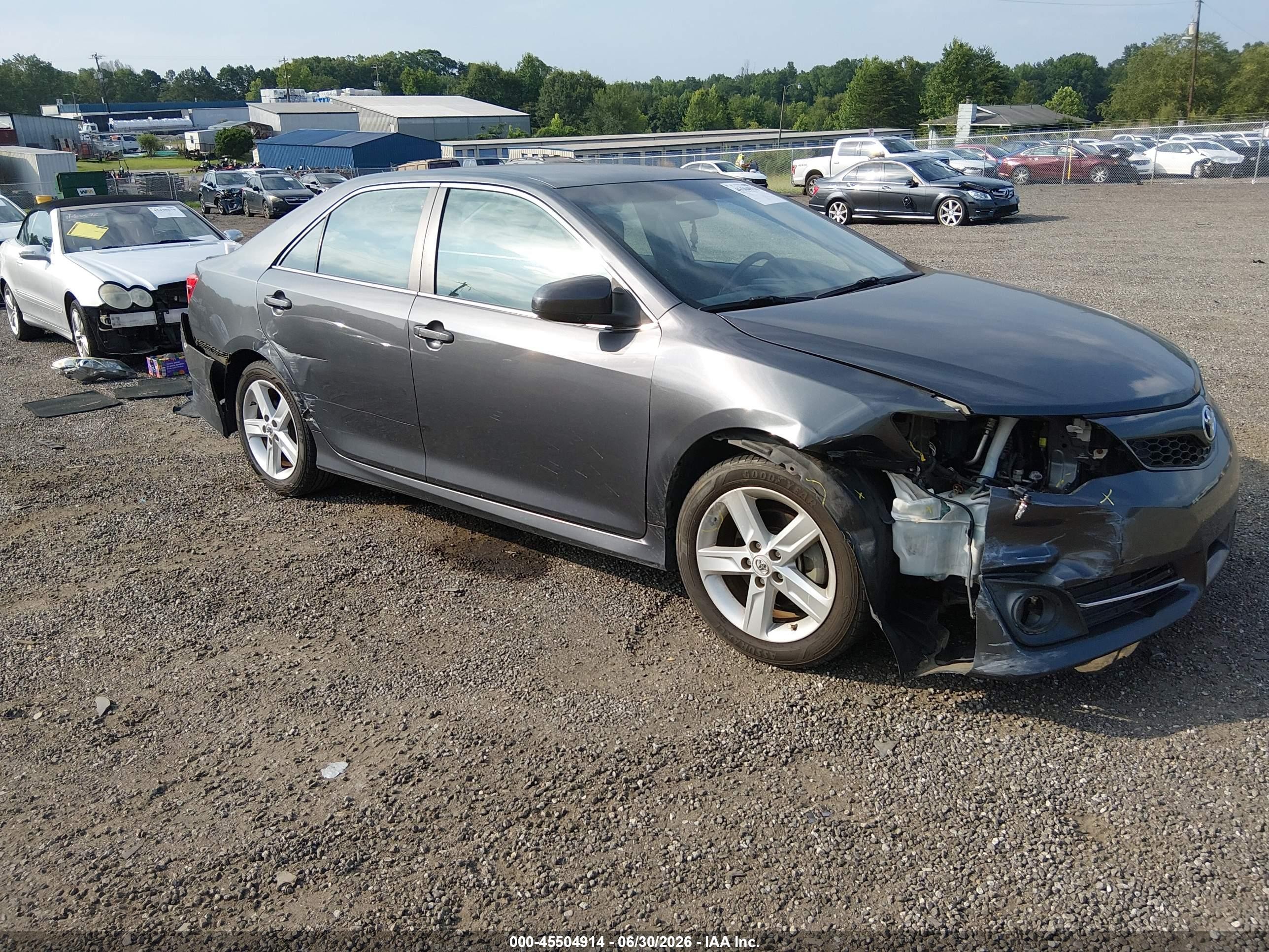 2012 Toyota Camry Se Gray vin: 4T1BF1FK1CU041946