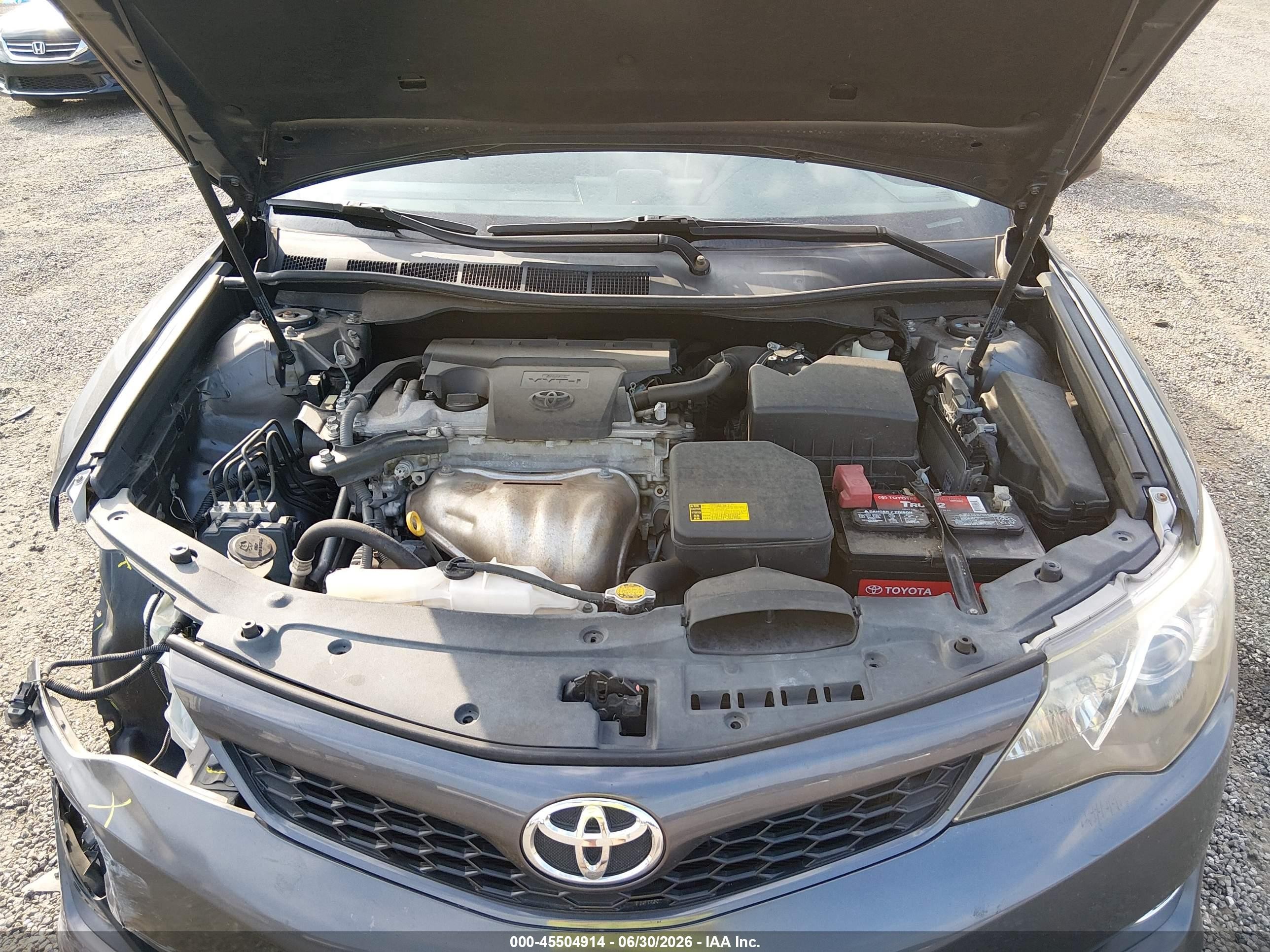 2012 Toyota Camry Se Gray vin: 4T1BF1FK1CU041946