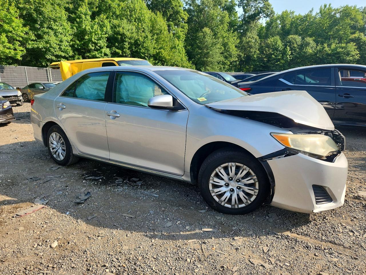 2012 Toyota Camry Le Серебряный vin: 4T1BF1FK1CU043048