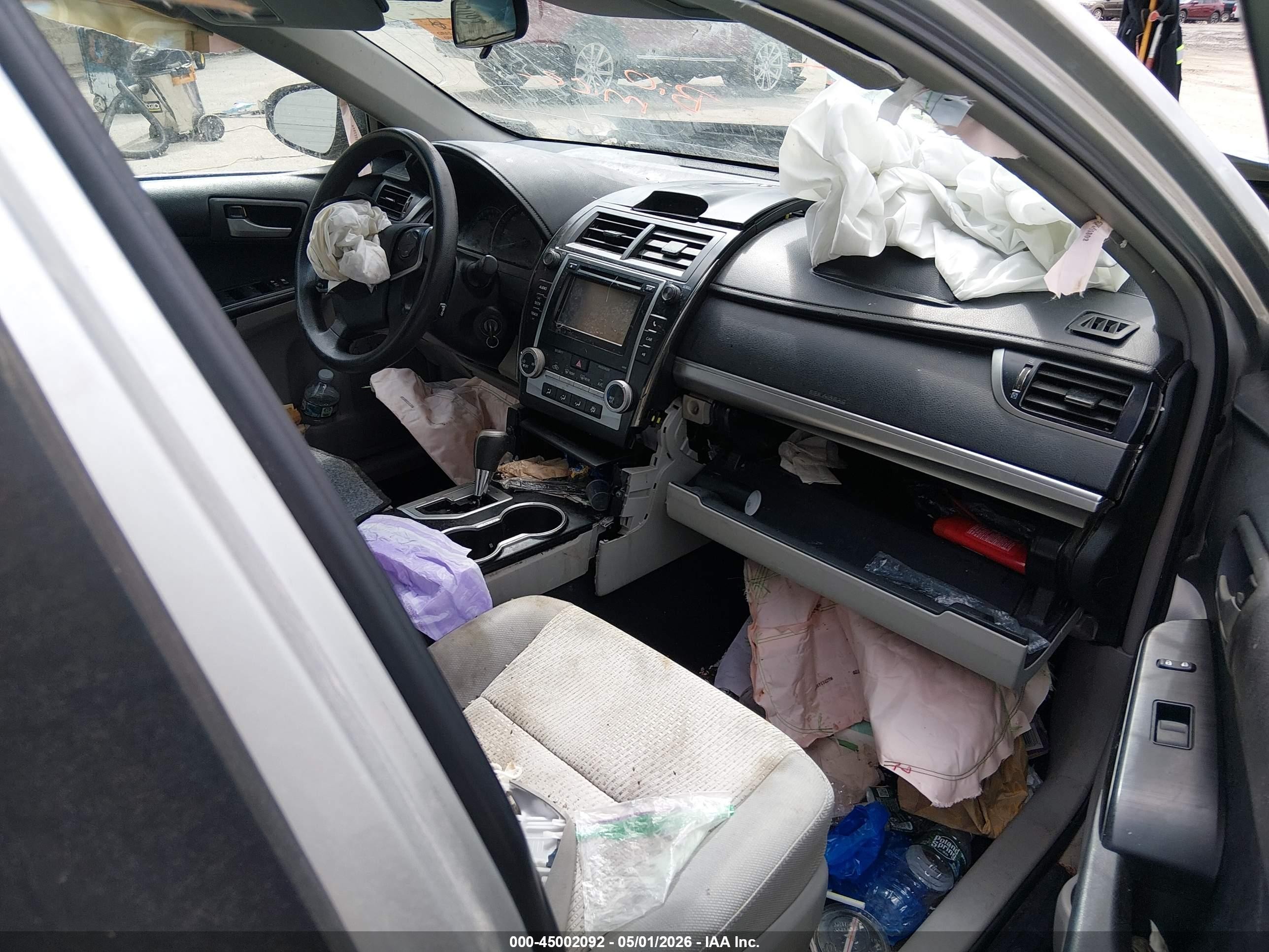 2012 Toyota Camry Le Silver vin: 4T1BF1FK1CU043891