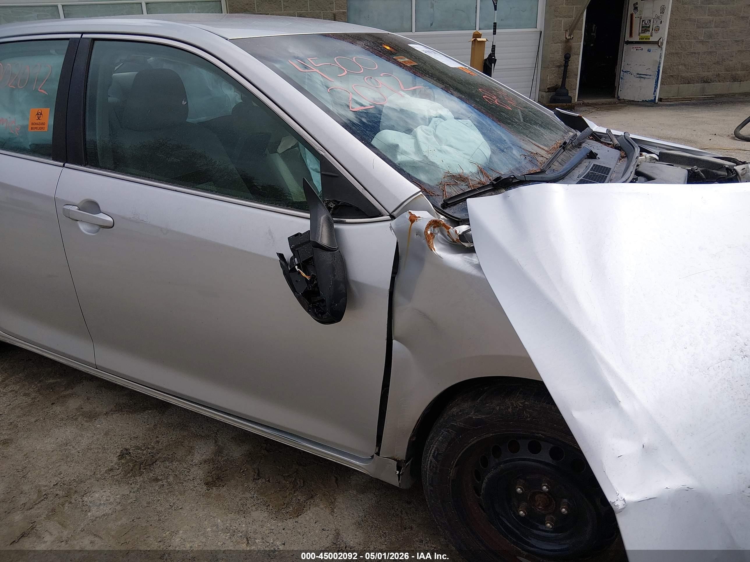 2012 Toyota Camry Le Silver vin: 4T1BF1FK1CU043891