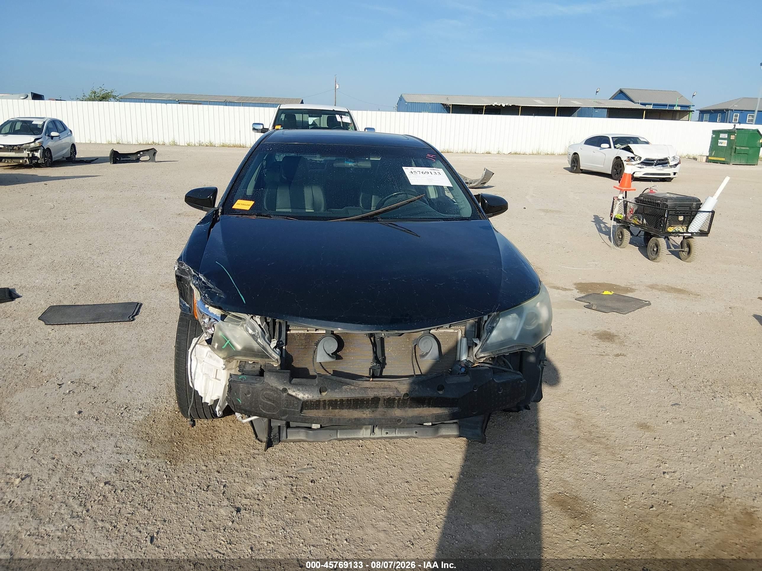 2012 Toyota Camry Se Black vin: 4T1BF1FK1CU059654