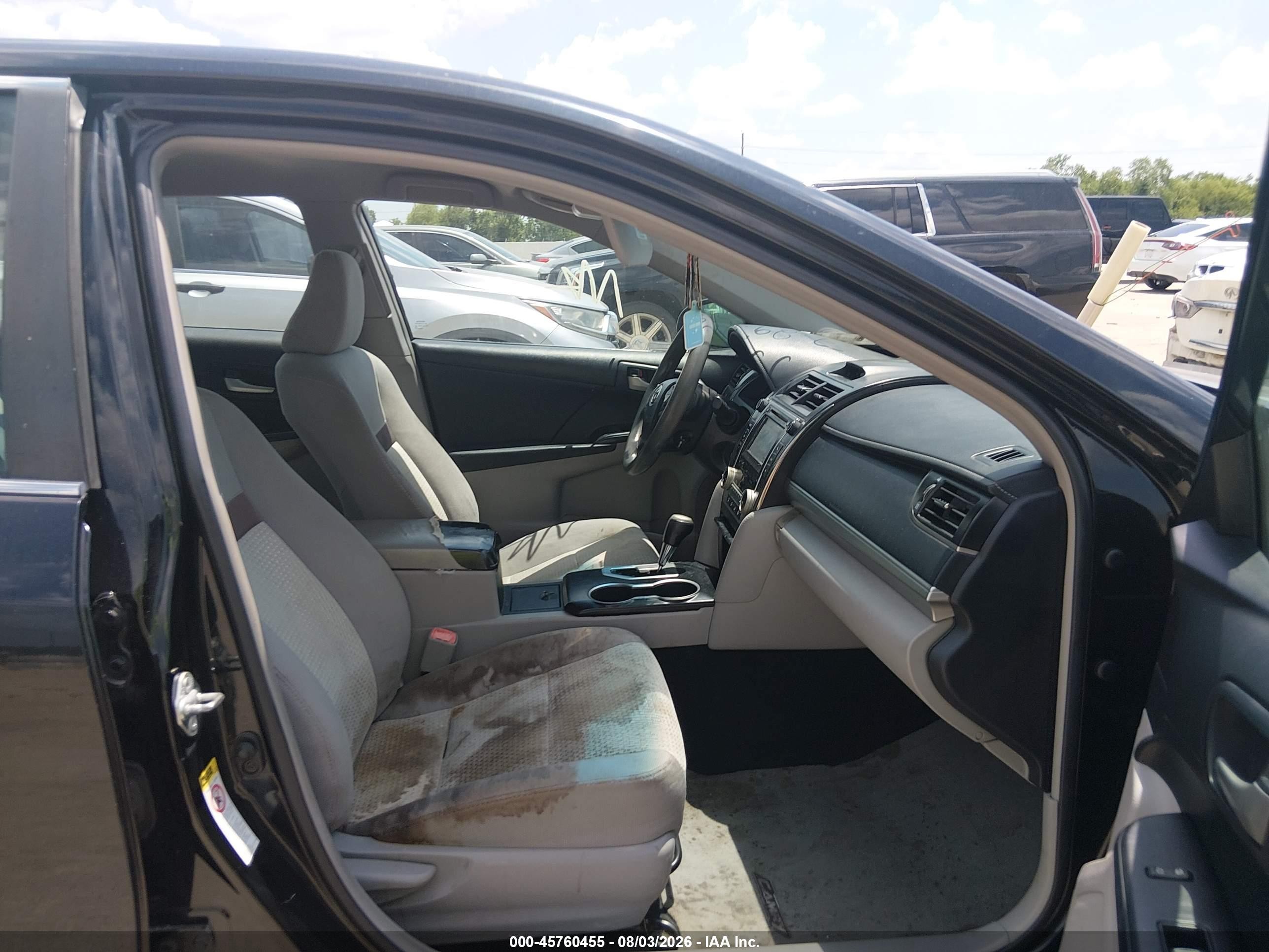 2012 Toyota Camry Le Black vin: 4T1BF1FK1CU063185