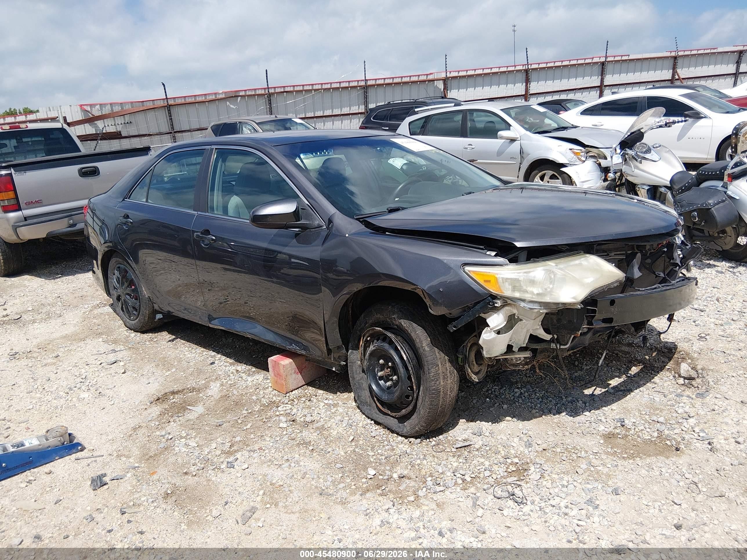 2012 Toyota Camry Le Black vin: 4T1BF1FK1CU065907