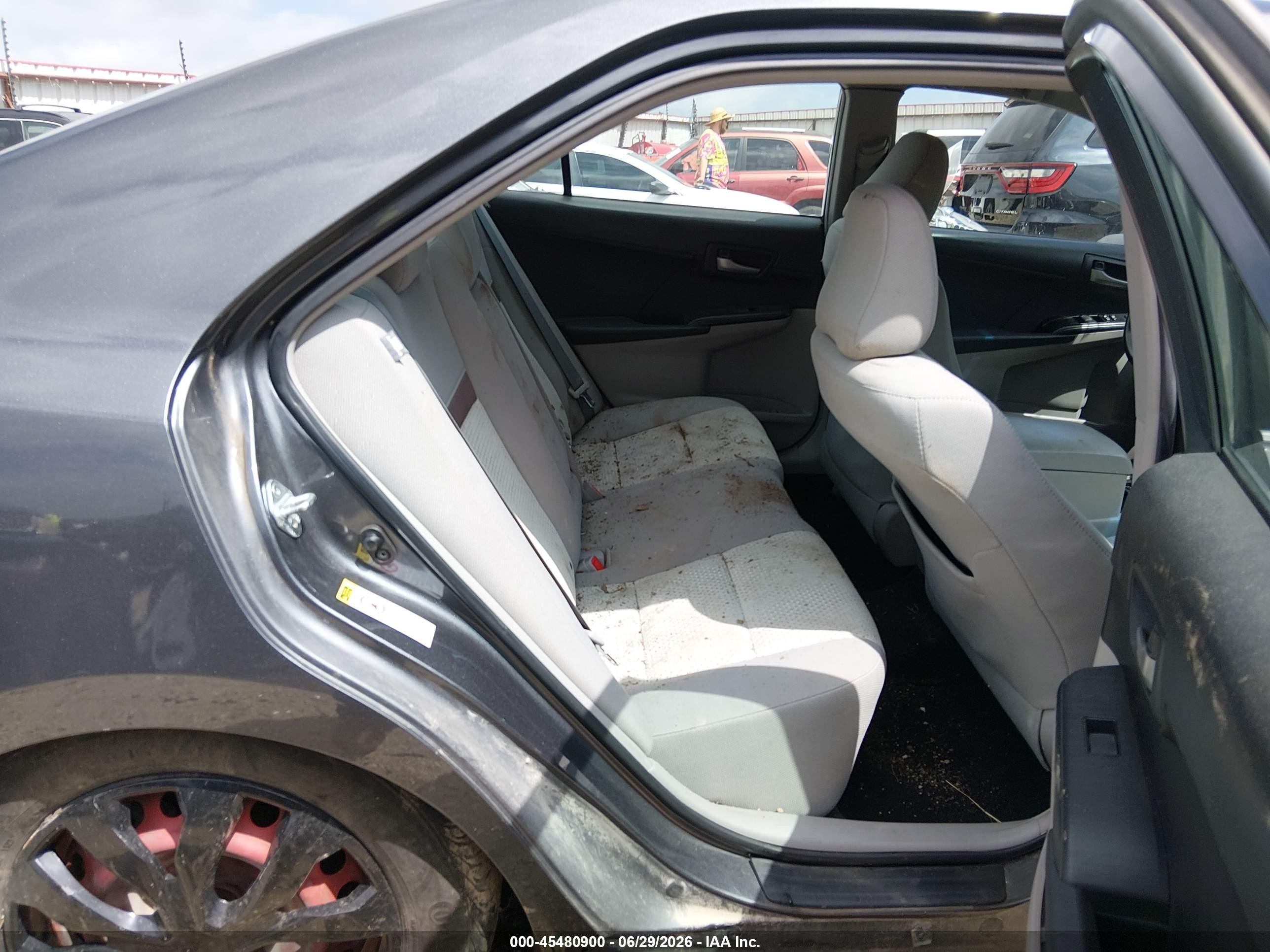 2012 Toyota Camry Le Black vin: 4T1BF1FK1CU065907