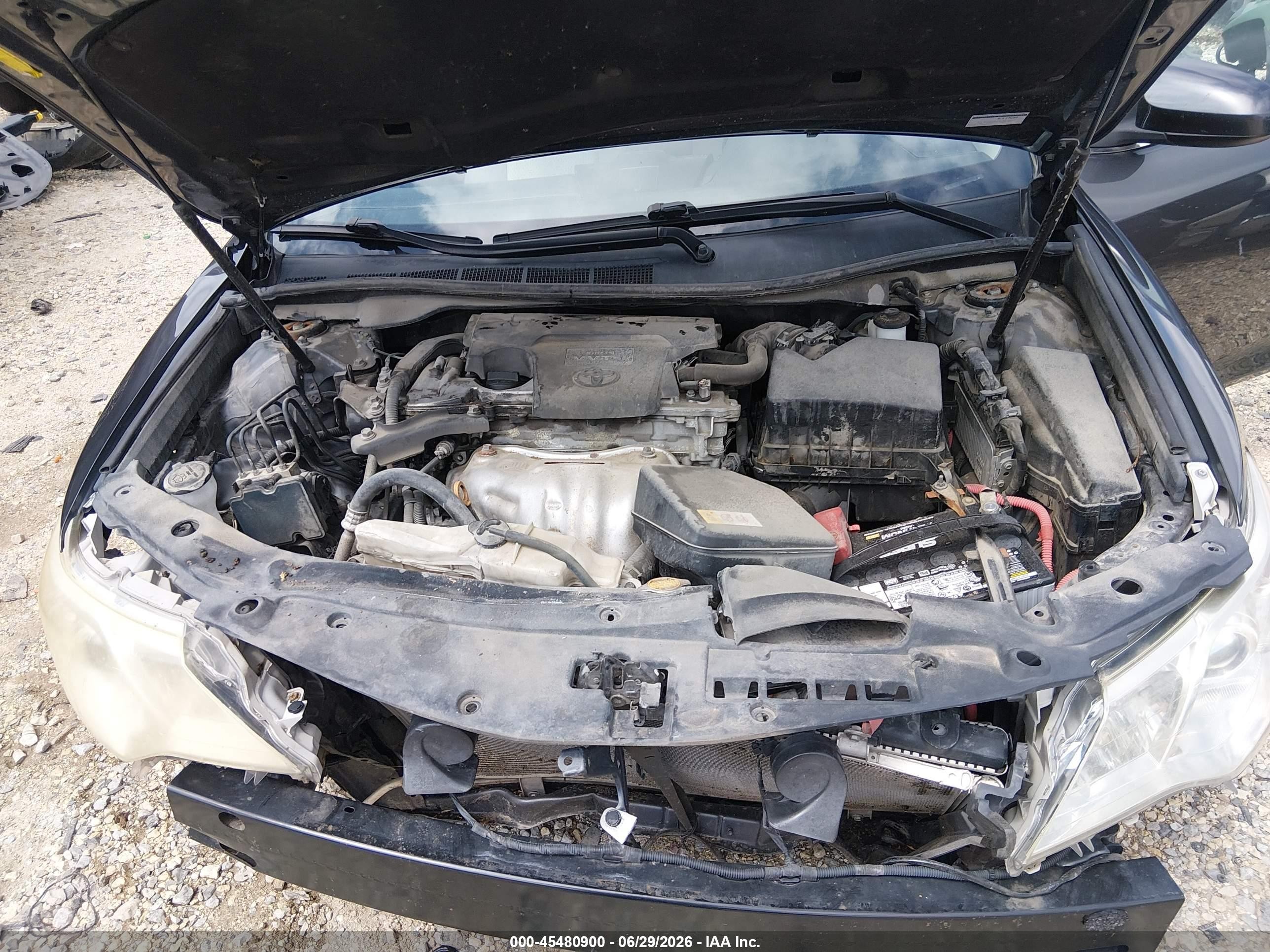 2012 Toyota Camry Le Black vin: 4T1BF1FK1CU065907