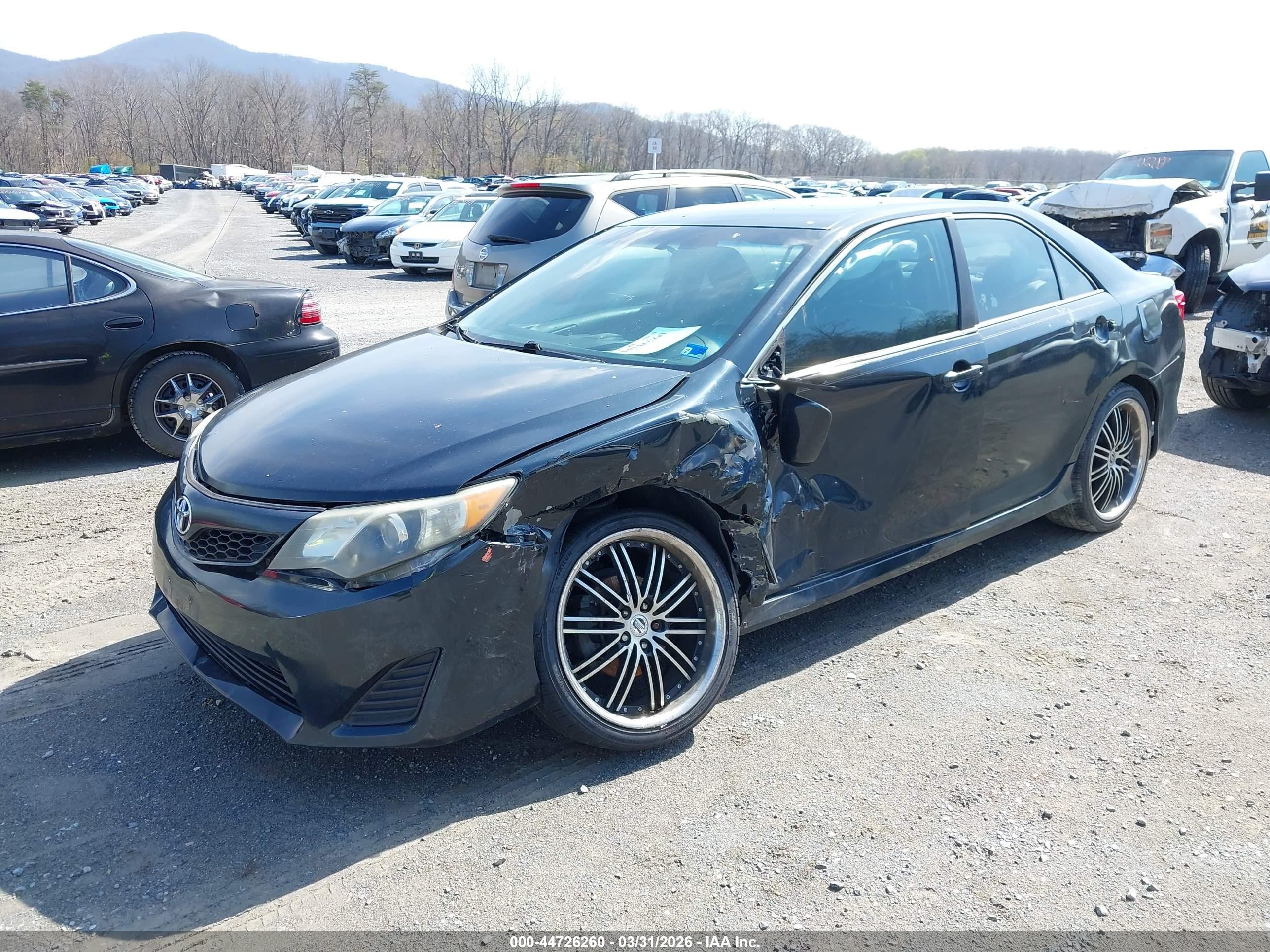 2012 Toyota Camry Se Black vin: 4T1BF1FK1CU072291