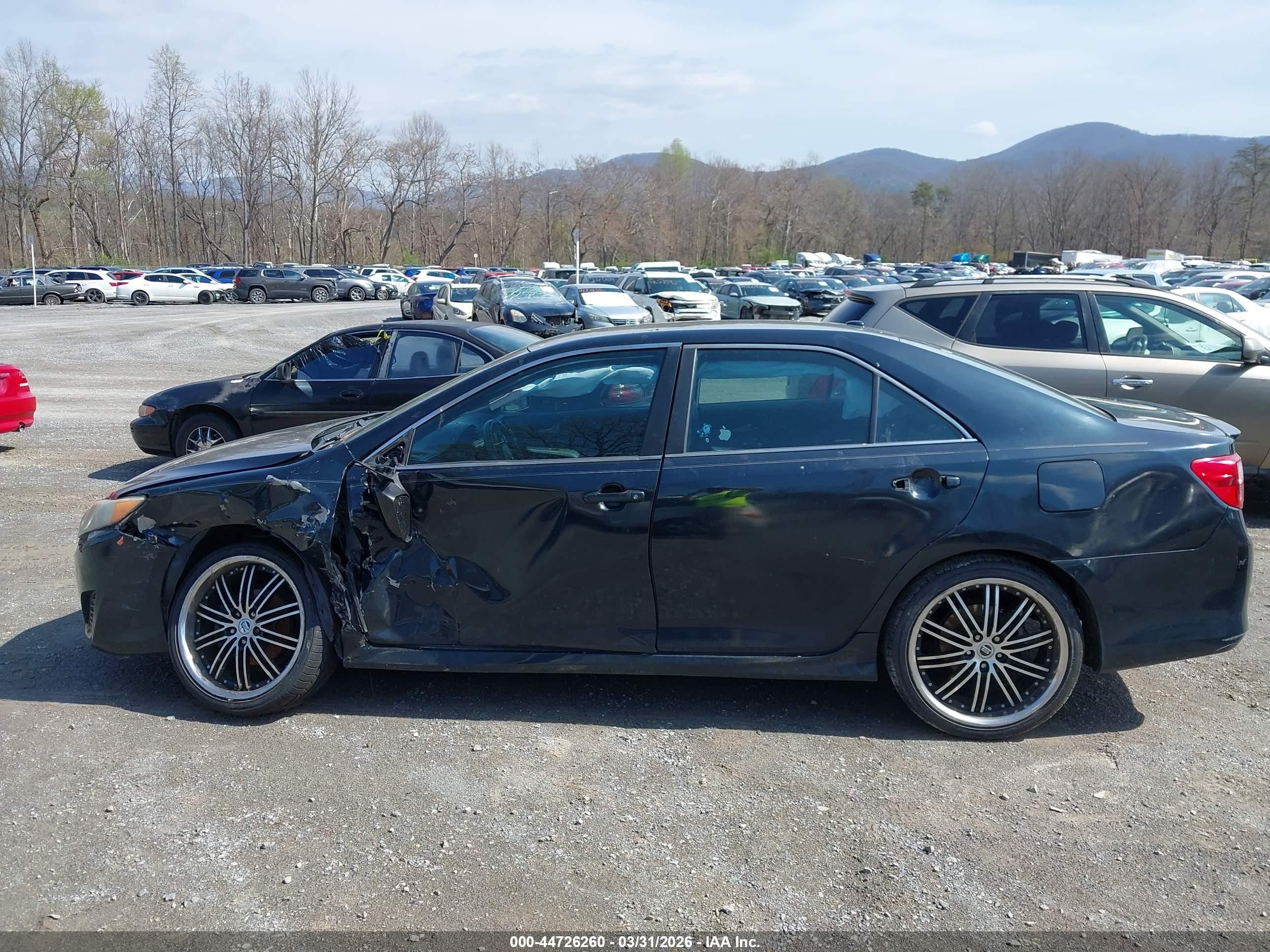 2012 Toyota Camry Se Black vin: 4T1BF1FK1CU072291