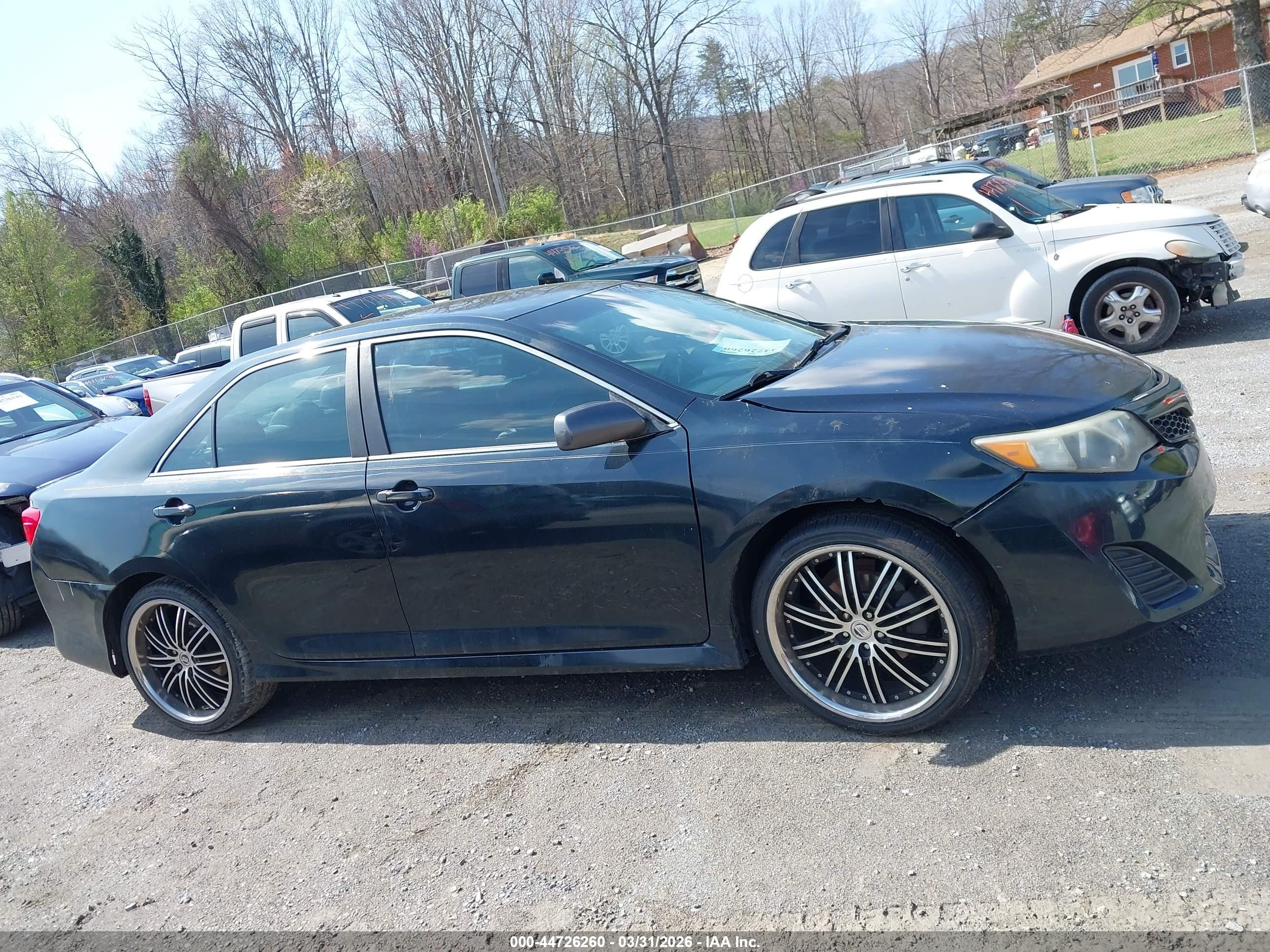 2012 Toyota Camry Se Black vin: 4T1BF1FK1CU072291