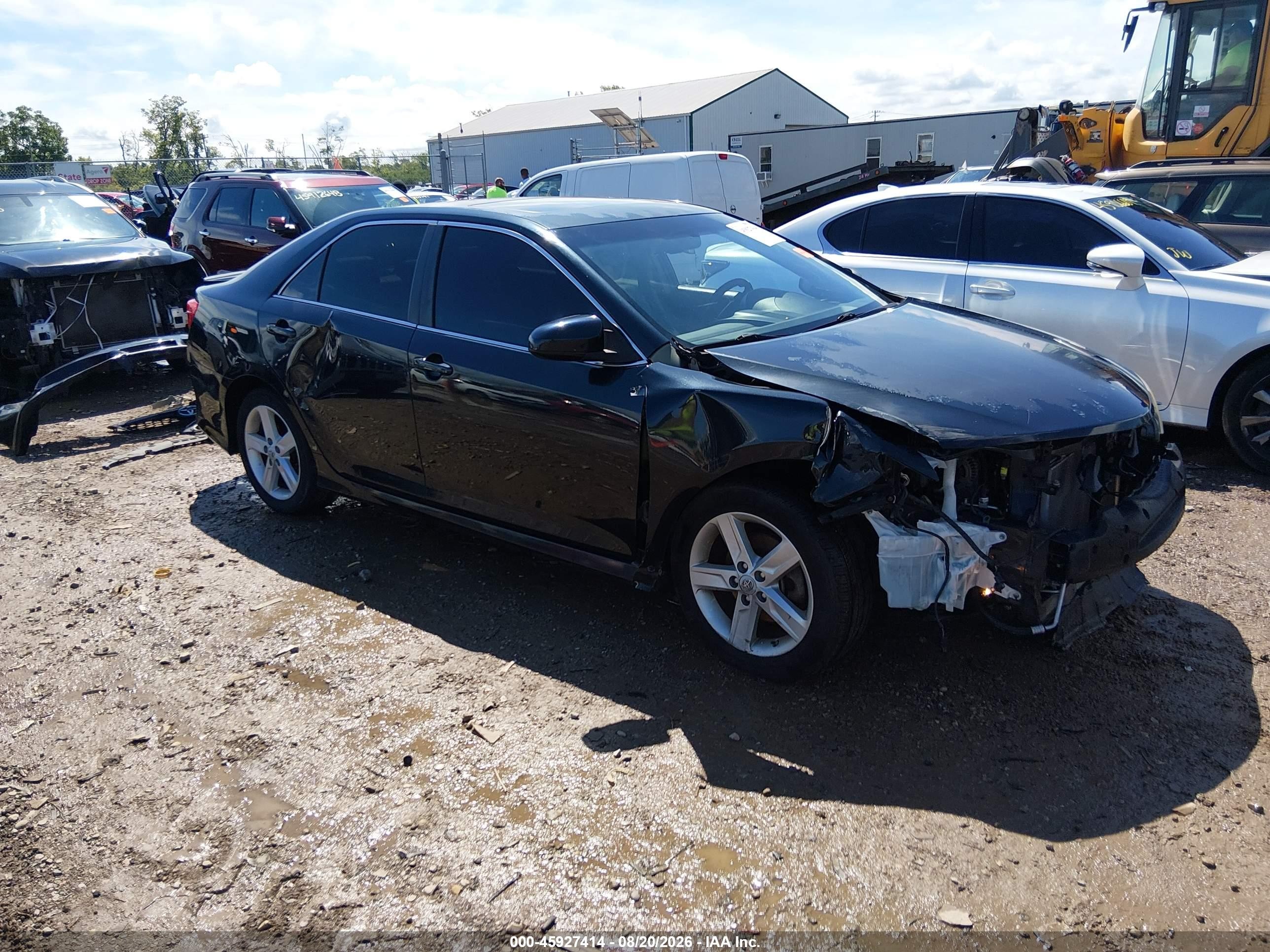 2012 Toyota Camry Se Black vin: 4T1BF1FK1CU081847