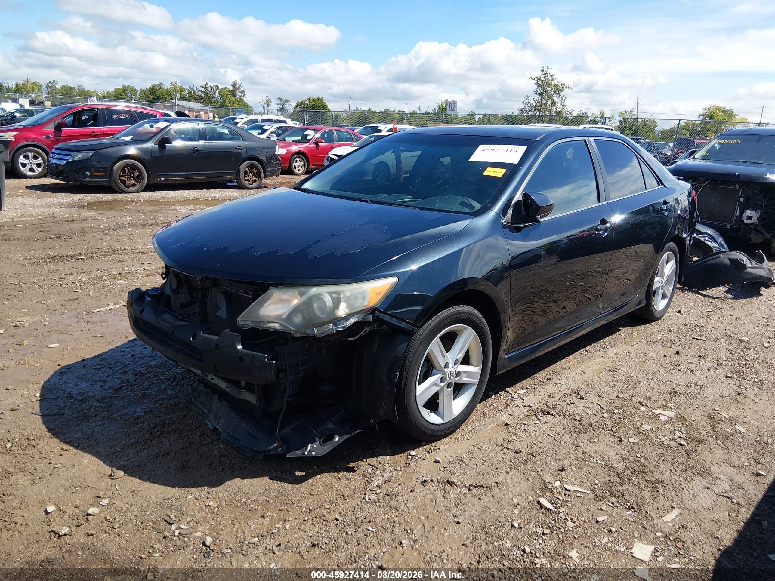2012 Toyota Camry Se Black vin: 4T1BF1FK1CU081847