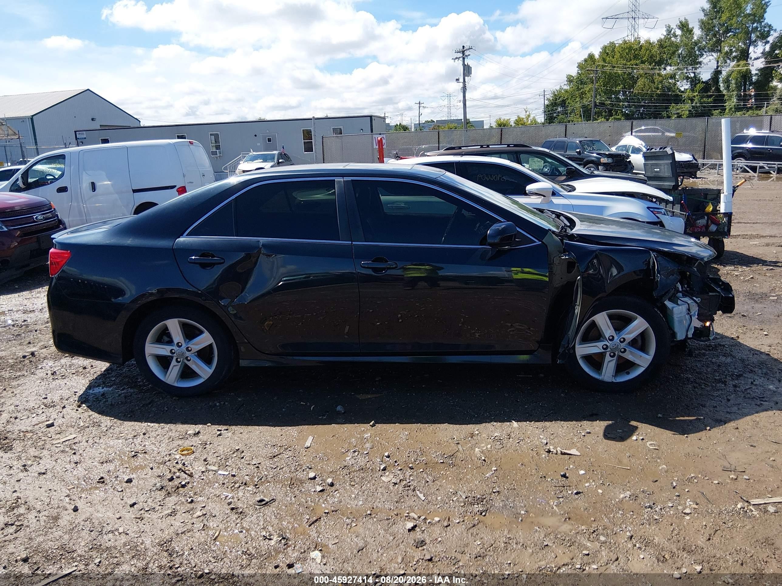 2012 Toyota Camry Se Black vin: 4T1BF1FK1CU081847