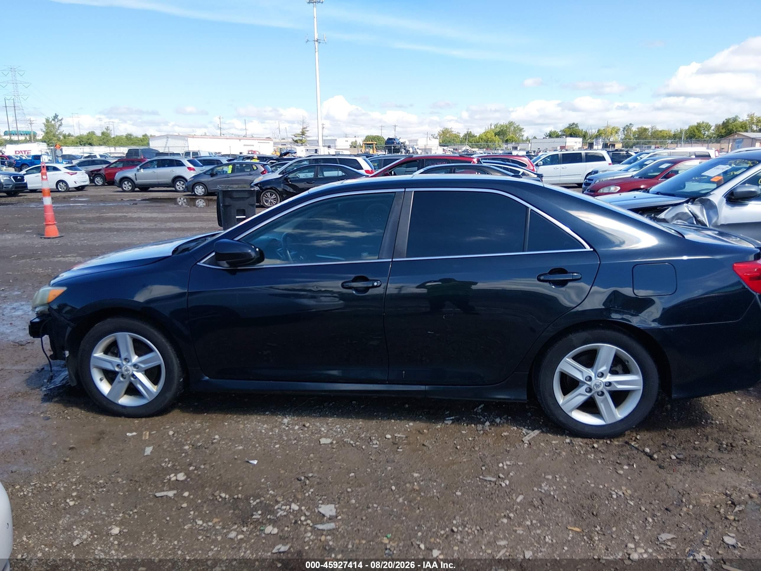 2012 Toyota Camry Se Black vin: 4T1BF1FK1CU081847
