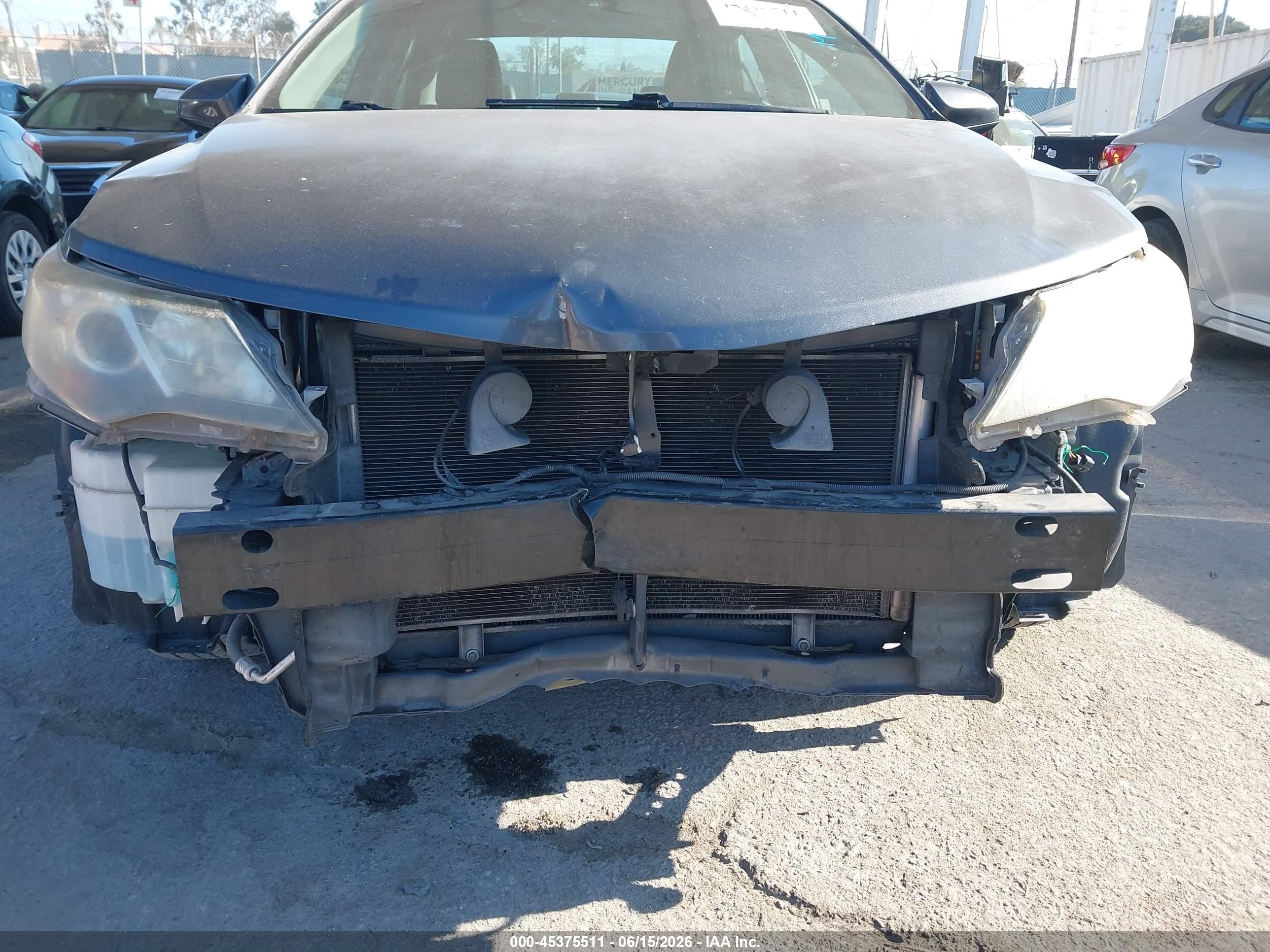 2012 Toyota Camry Se Серый vin: 4T1BF1FK1CU083114