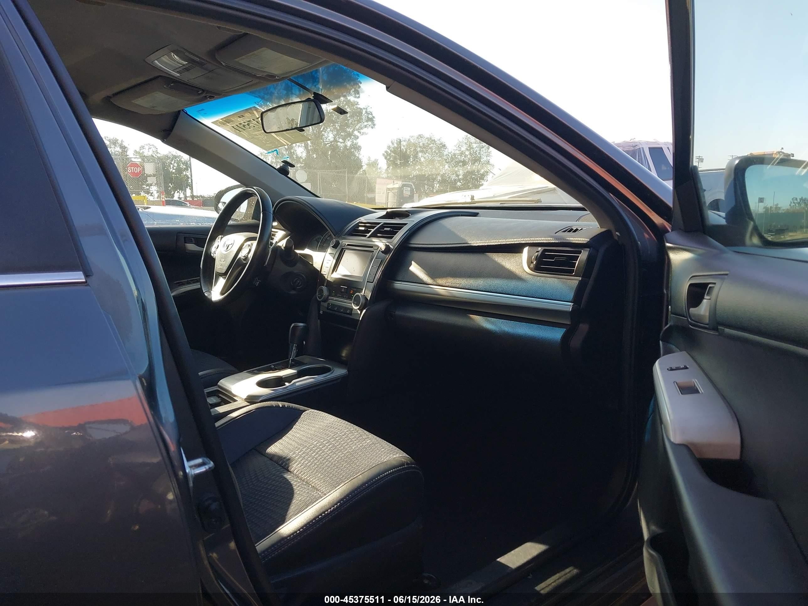 2012 Toyota Camry Se Серый vin: 4T1BF1FK1CU083114