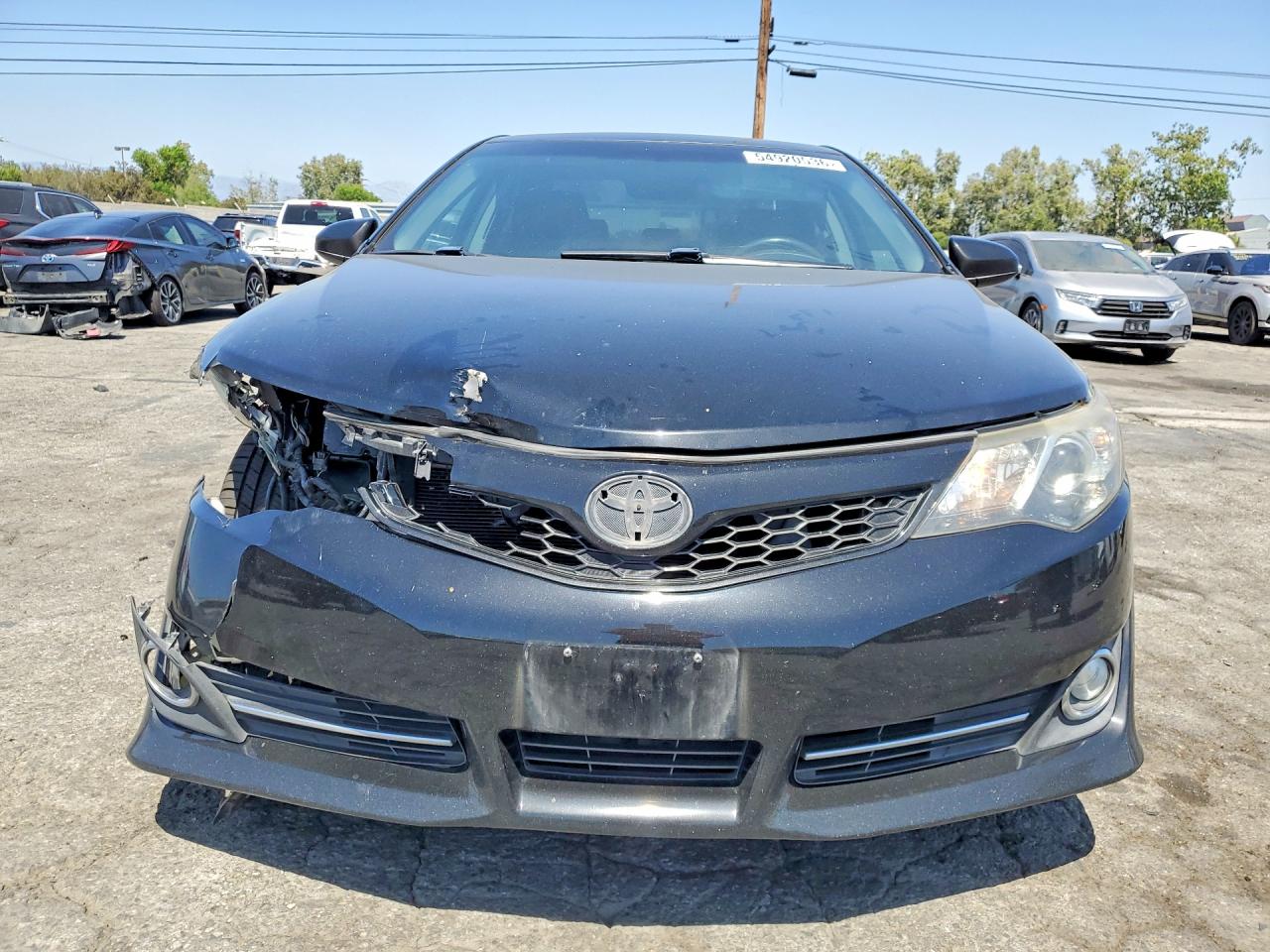 2012 Toyota Camry Se Black vin: 4T1BF1FK1CU084313