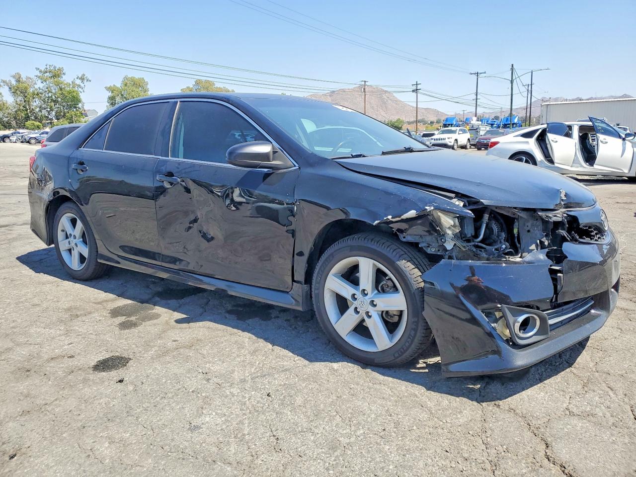 2012 Toyota Camry Se Black vin: 4T1BF1FK1CU084313