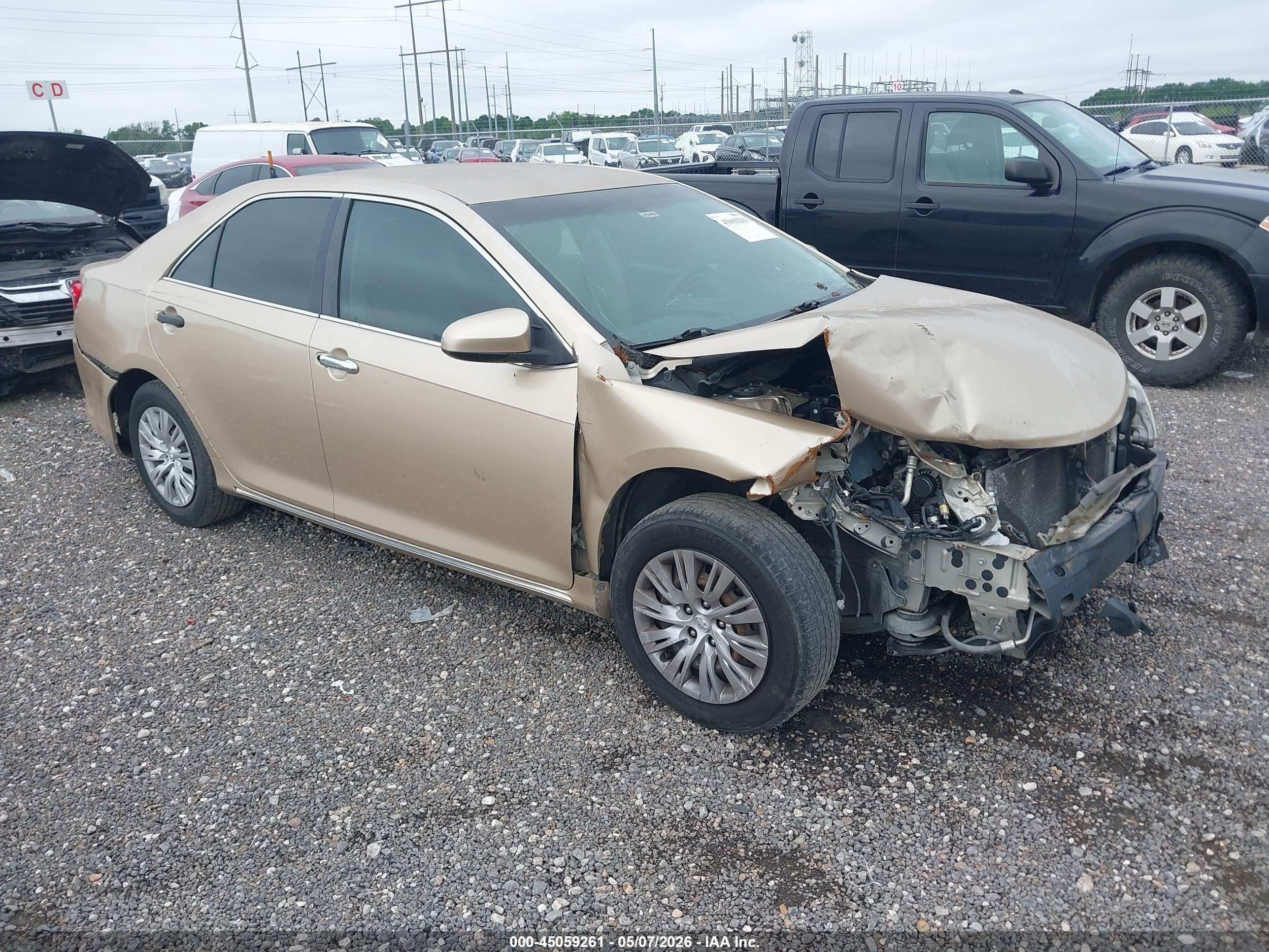 2012 Toyota Camry Le Gold vin: 4T1BF1FK1CU085672