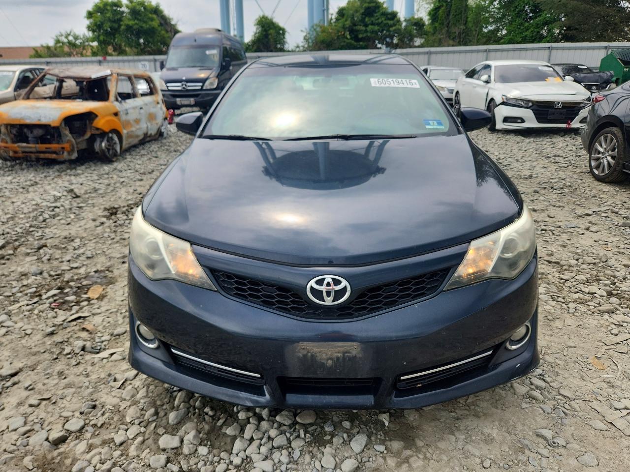 2012 Toyota Camry Se Black vin: 4T1BF1FK1CU086434