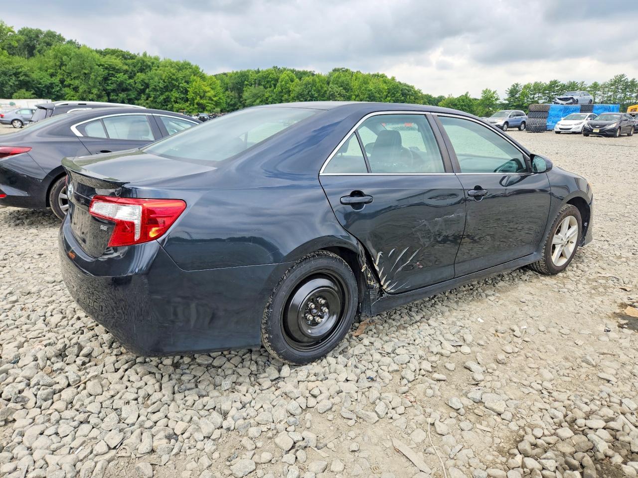 2012 Toyota Camry Se Black vin: 4T1BF1FK1CU086434