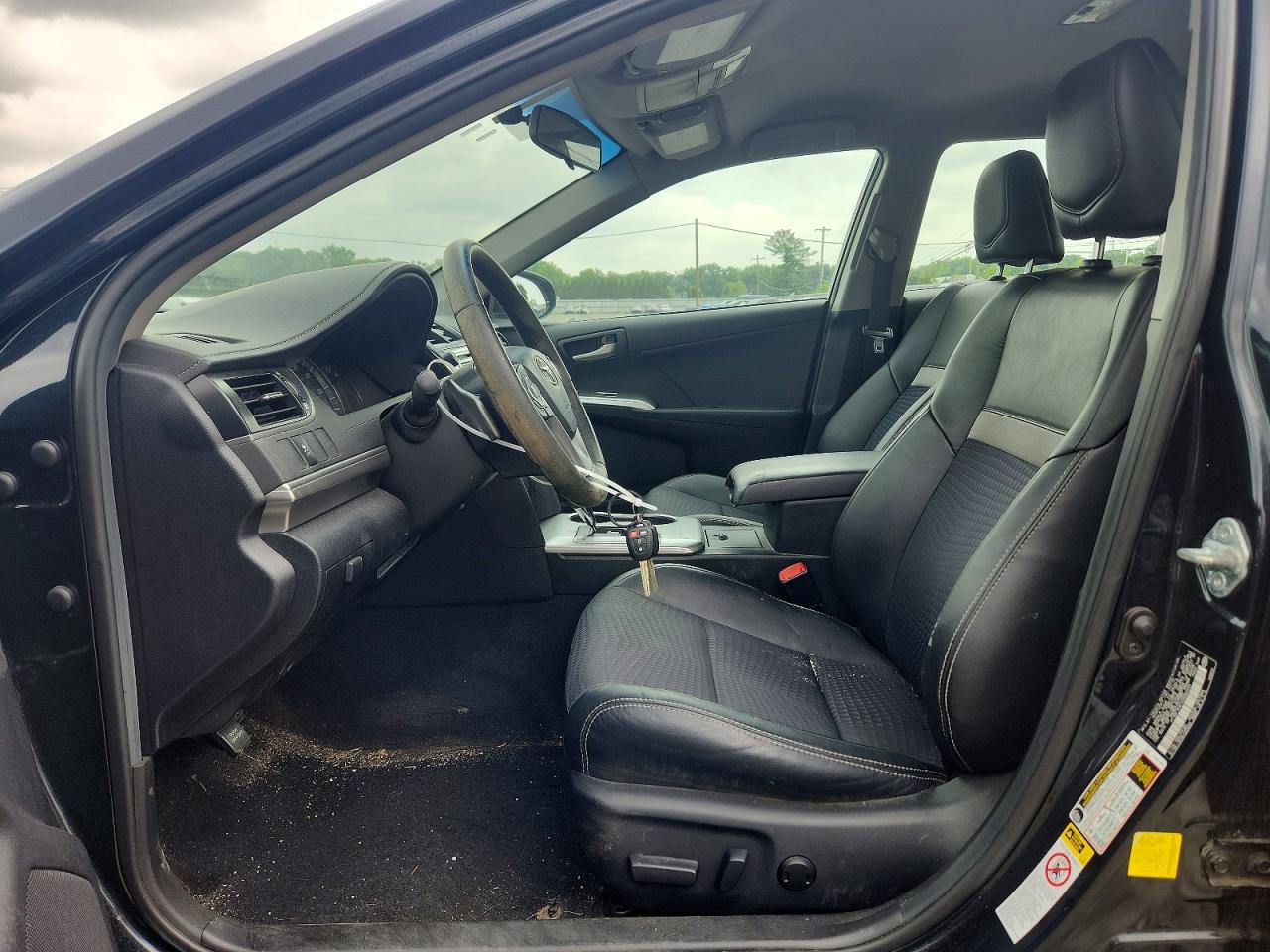 2012 Toyota Camry Se Black vin: 4T1BF1FK1CU086434