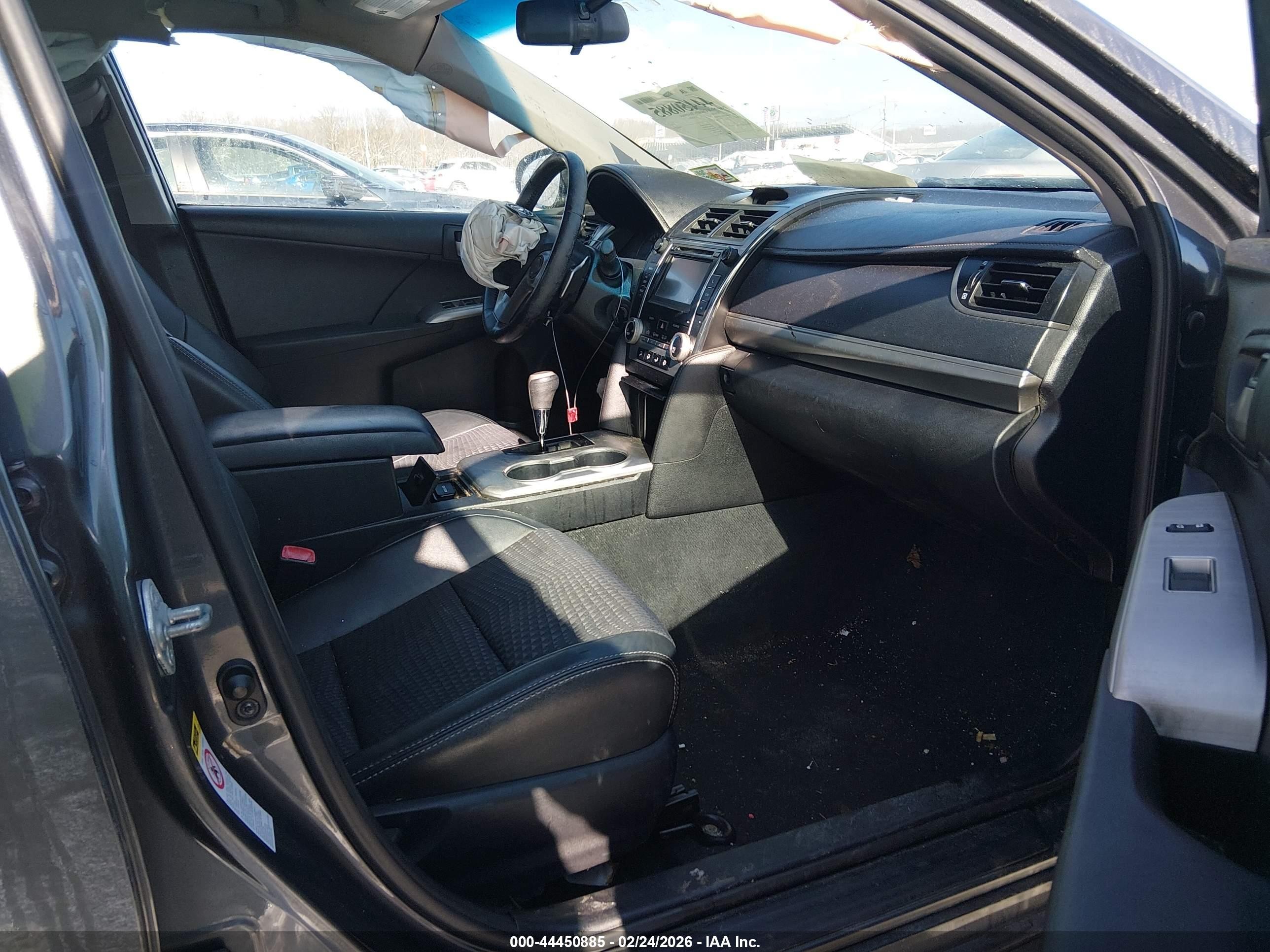 2012 Toyota Camry Se Gray vin: 4T1BF1FK1CU089639
