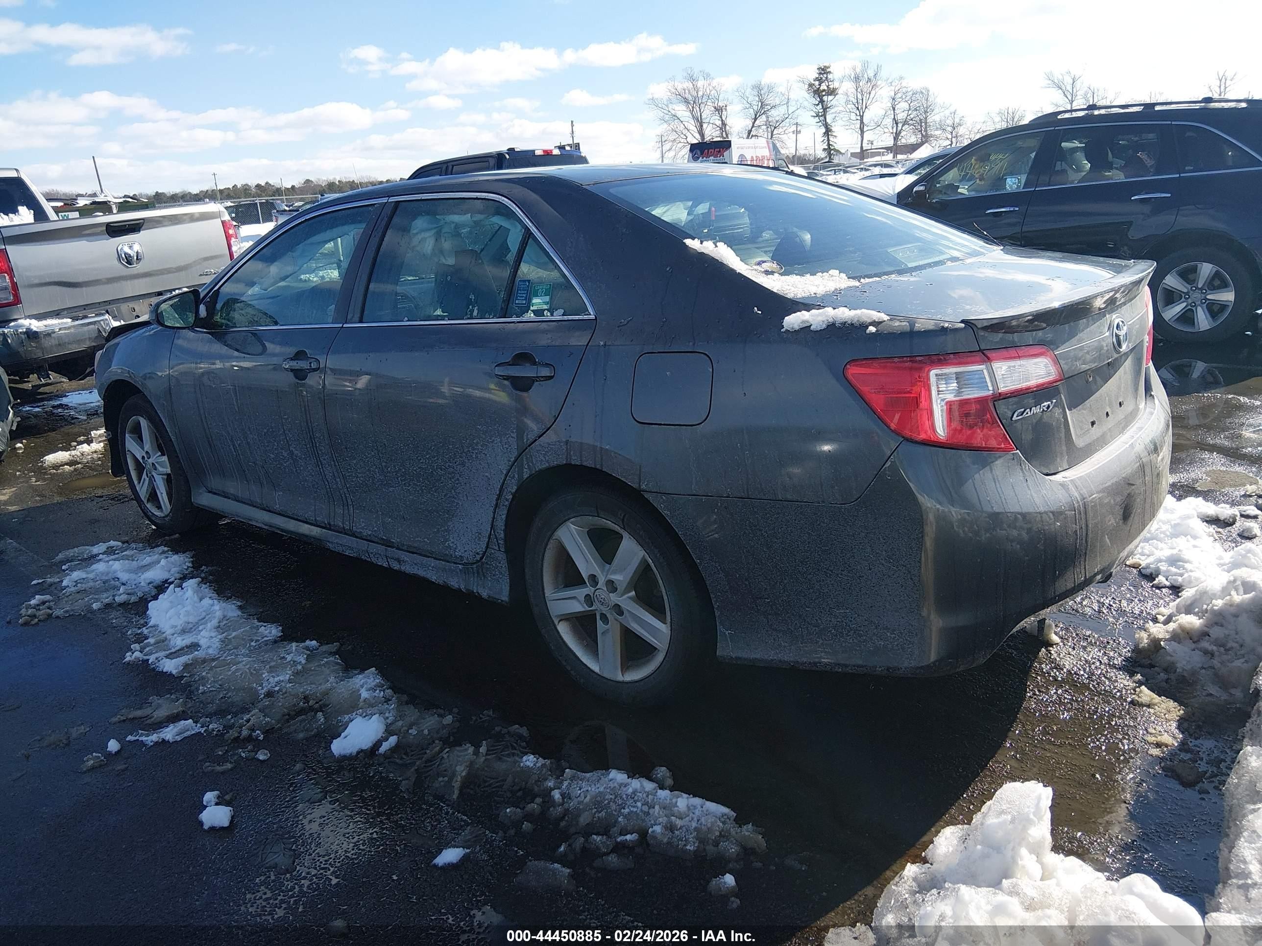 2012 Toyota Camry Se Gray vin: 4T1BF1FK1CU089639