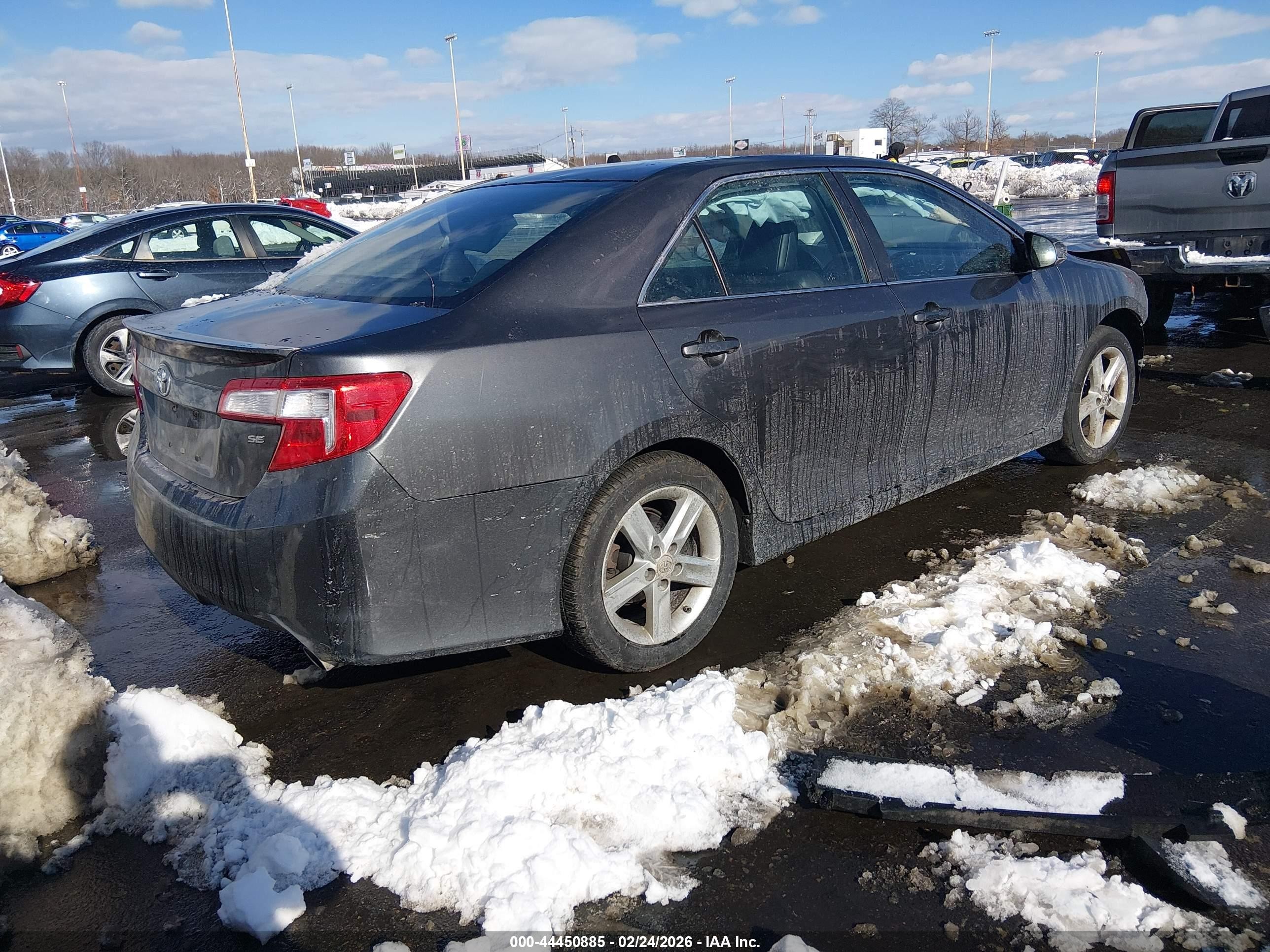 2012 Toyota Camry Se Gray vin: 4T1BF1FK1CU089639