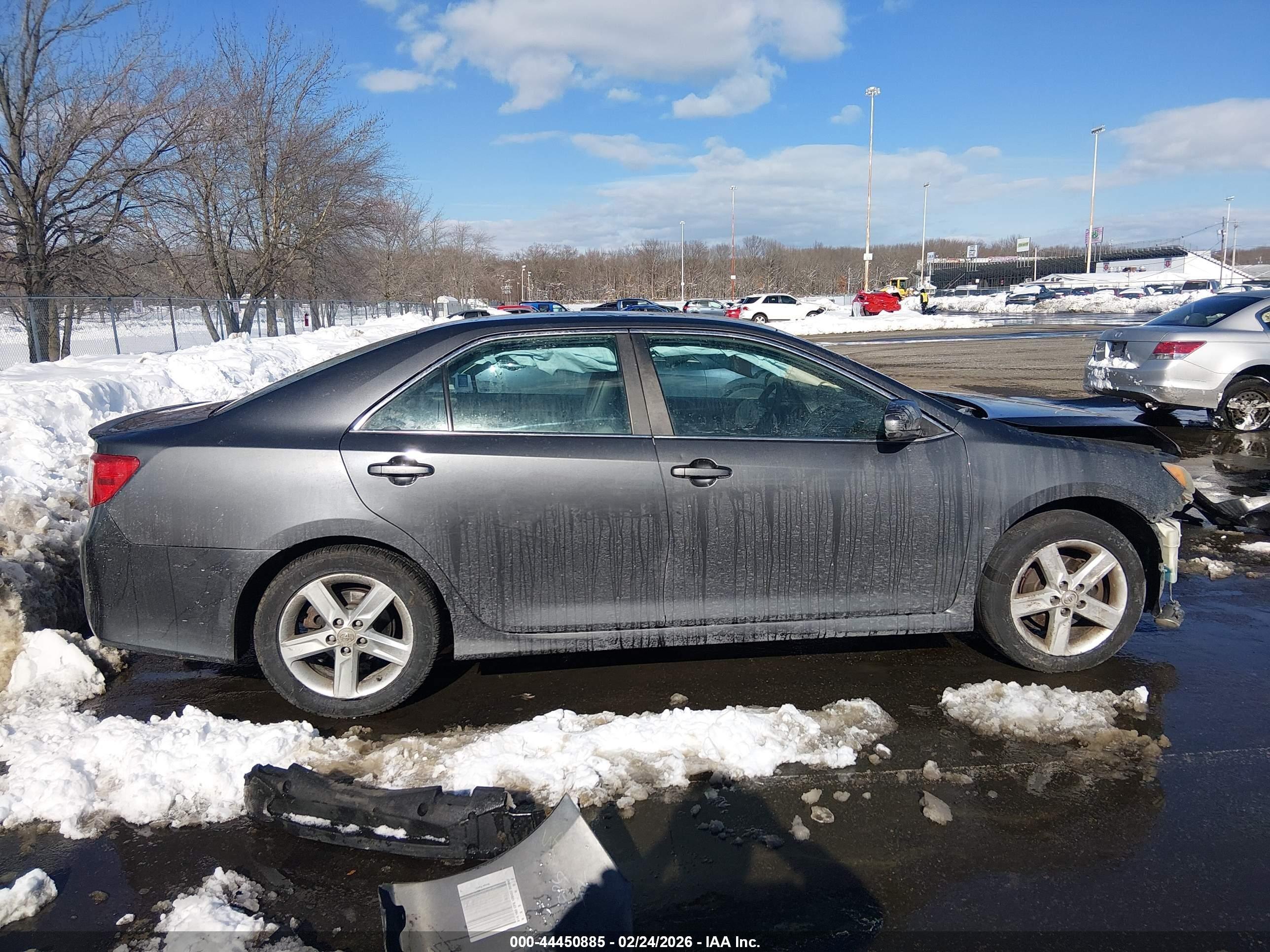 2012 Toyota Camry Se Gray vin: 4T1BF1FK1CU089639