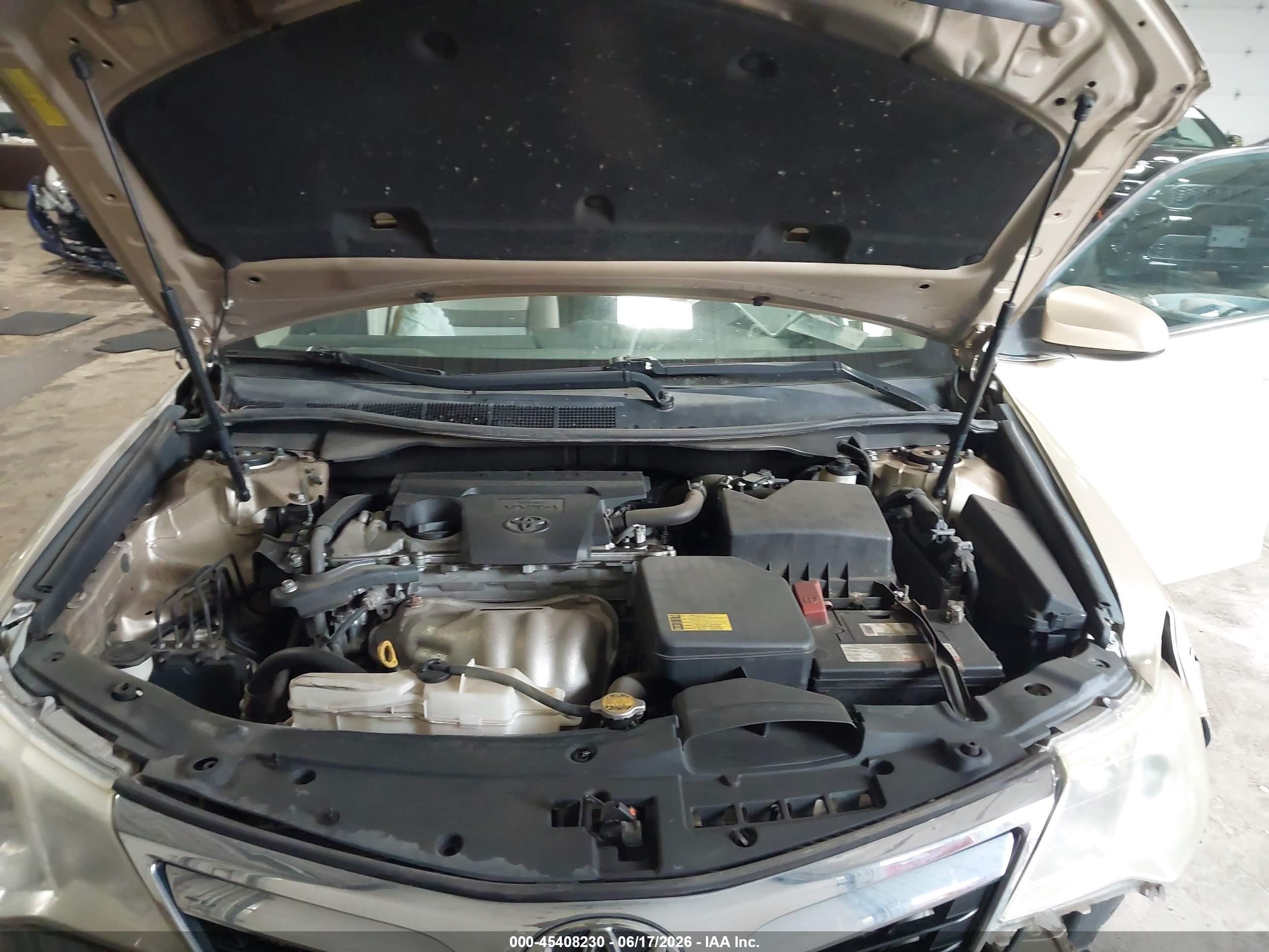 2012 Toyota Camry Le Beige vin: 4T1BF1FK1CU090774