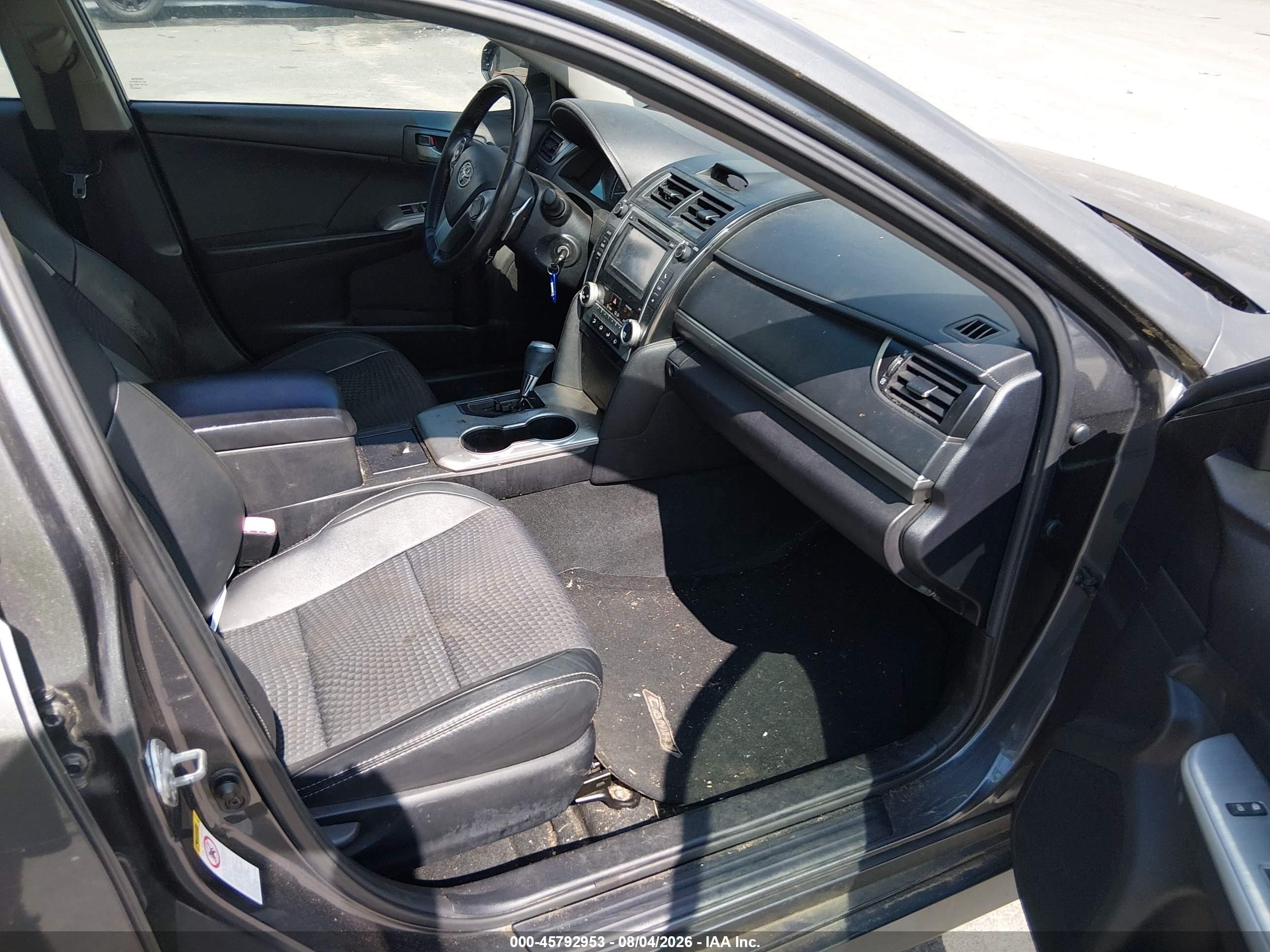 2012 Toyota Camry Se Gray vin: 4T1BF1FK1CU099961