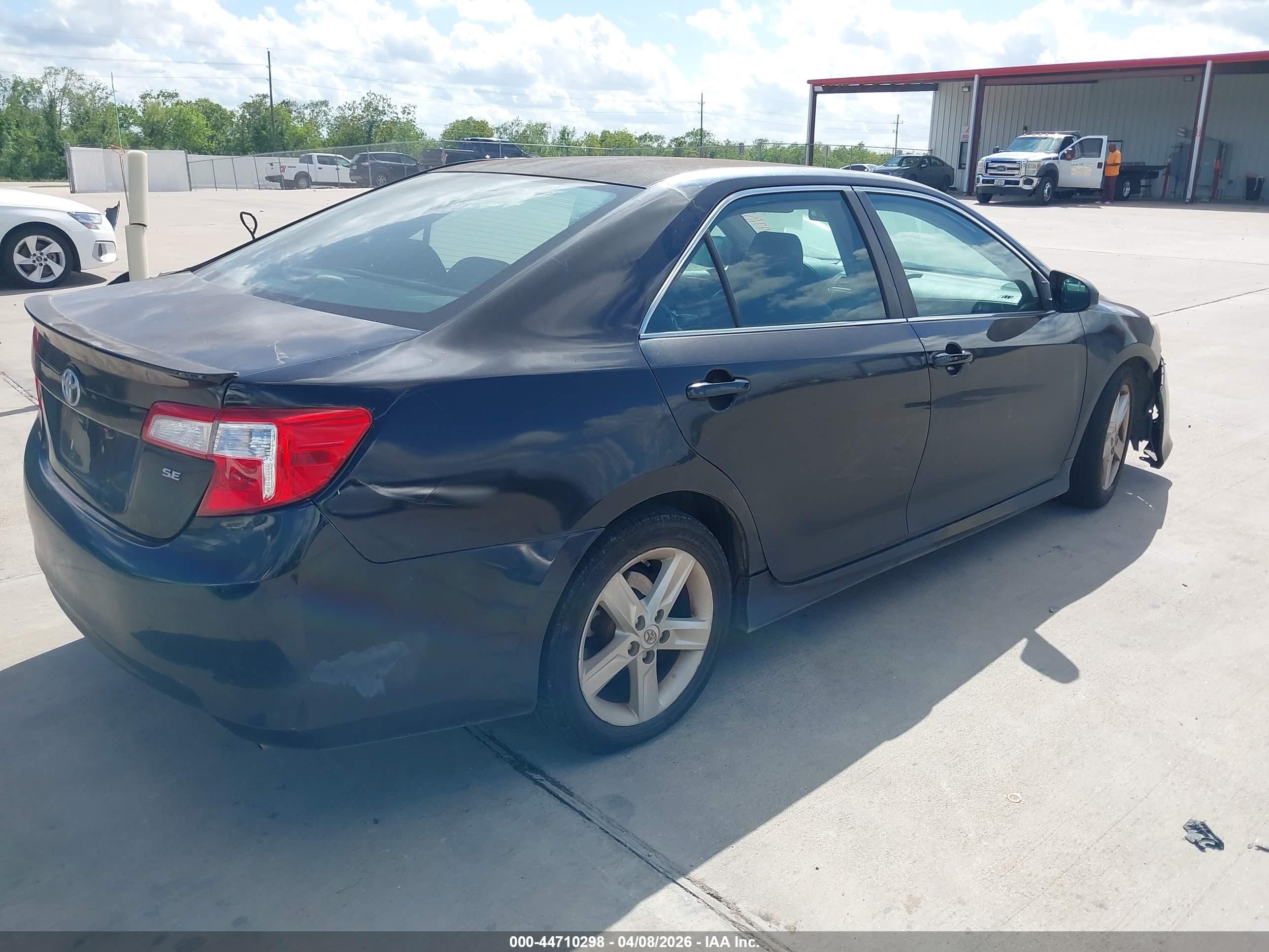 2012 Toyota Camry Se Черный vin: 4T1BF1FK1CU100882