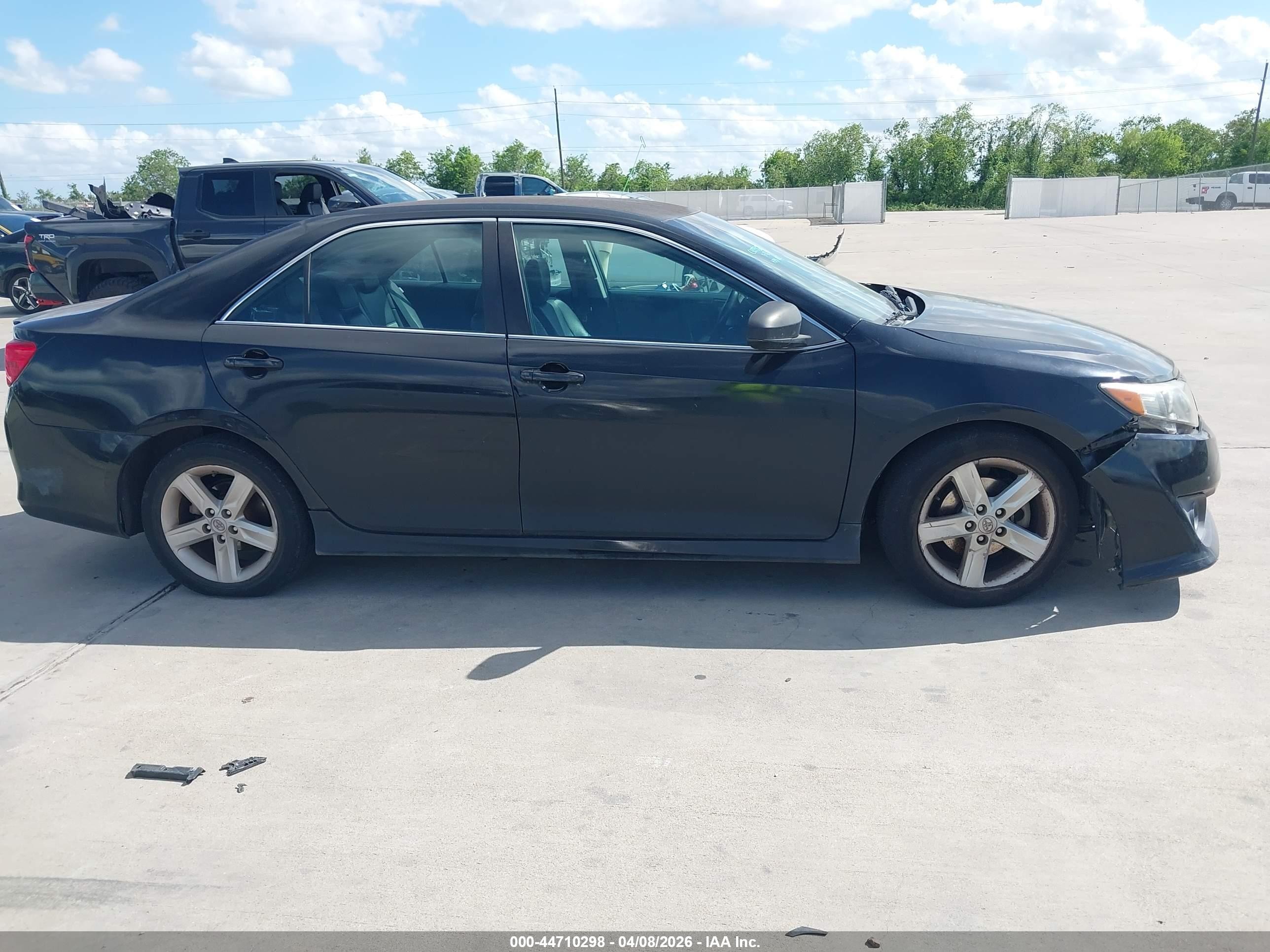 2012 Toyota Camry Se Черный vin: 4T1BF1FK1CU100882