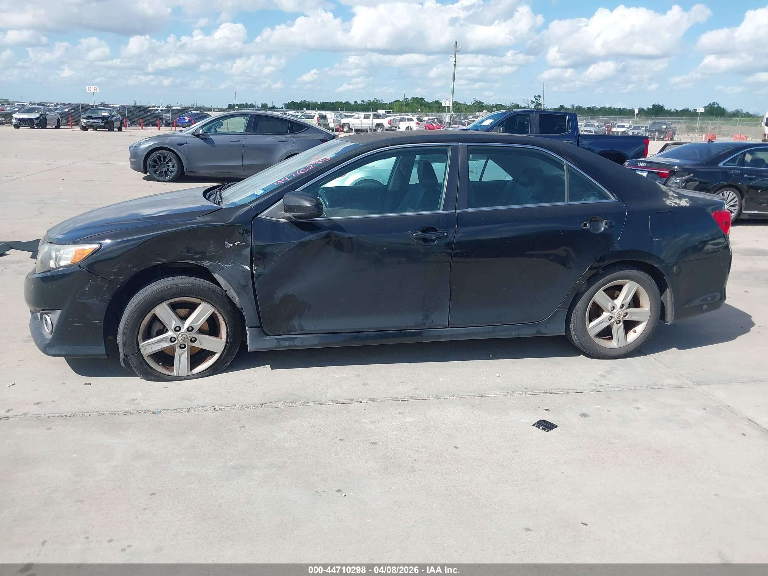 2012 Toyota Camry Se Черный vin: 4T1BF1FK1CU100882